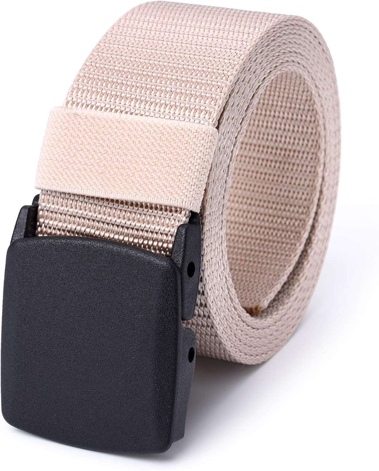 Mile High Life | Nylon Web Belt | Outdoor Military Belt | TSA YKK Safe Buckle Plastic/Metal - necksoother