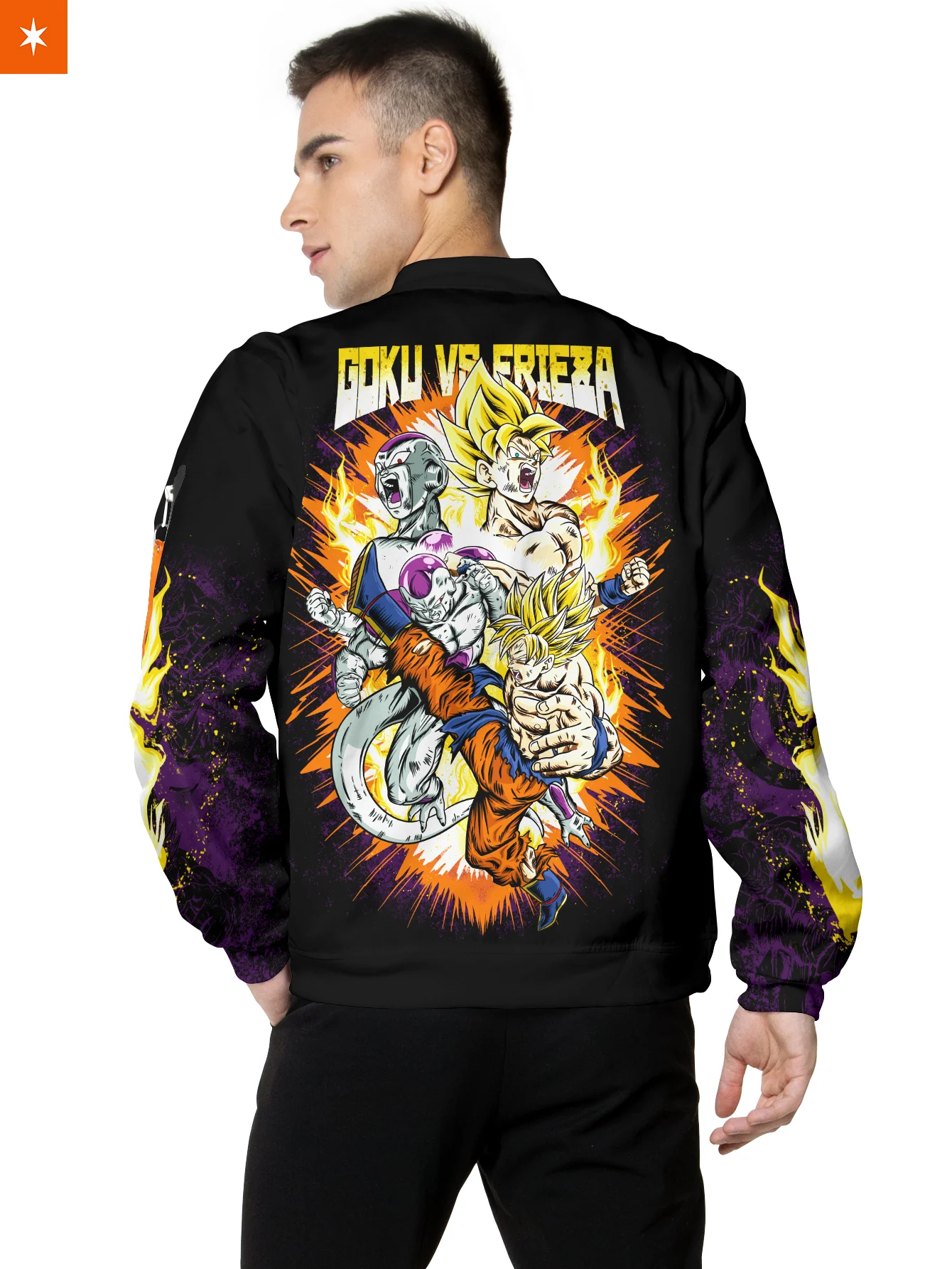 Goku Vs Frieza Bomber Jacket - necksoother