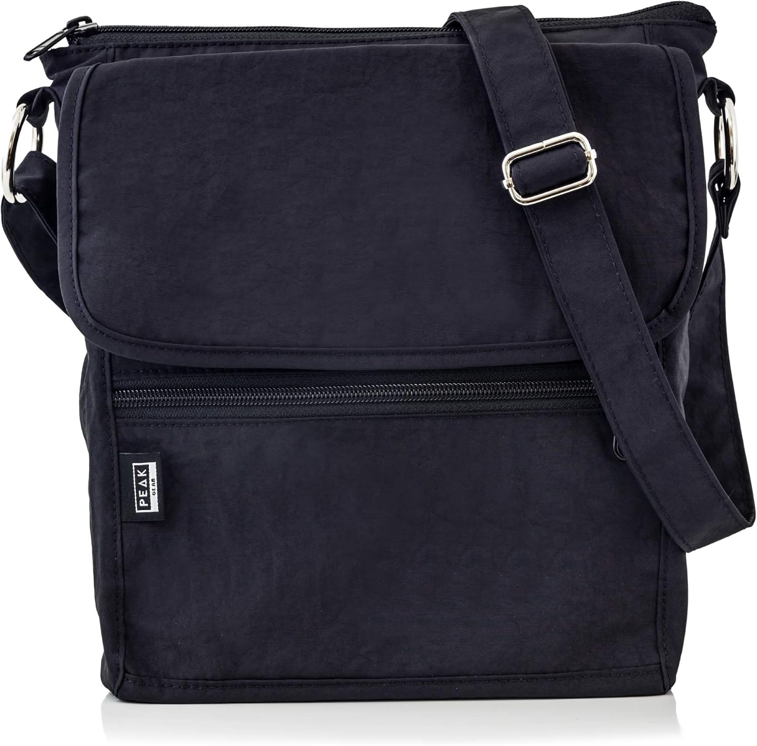 Peak Gear Crossbody Travel Purse with RFID Blocking Pocket and Lifetime Recovery Service. Nylon Shoulder Bag - necksoother