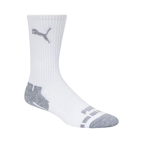 PUMA Boys' 10 Pack Crew Socks - necksoother