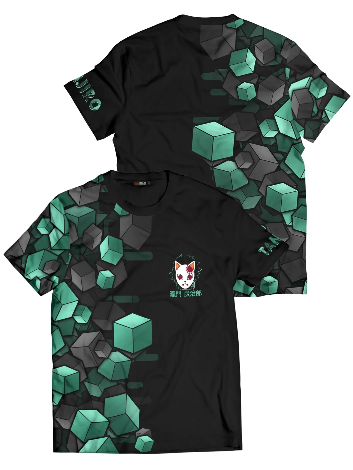 Tanjiro Cube Unisex T-Shirt - necksoother