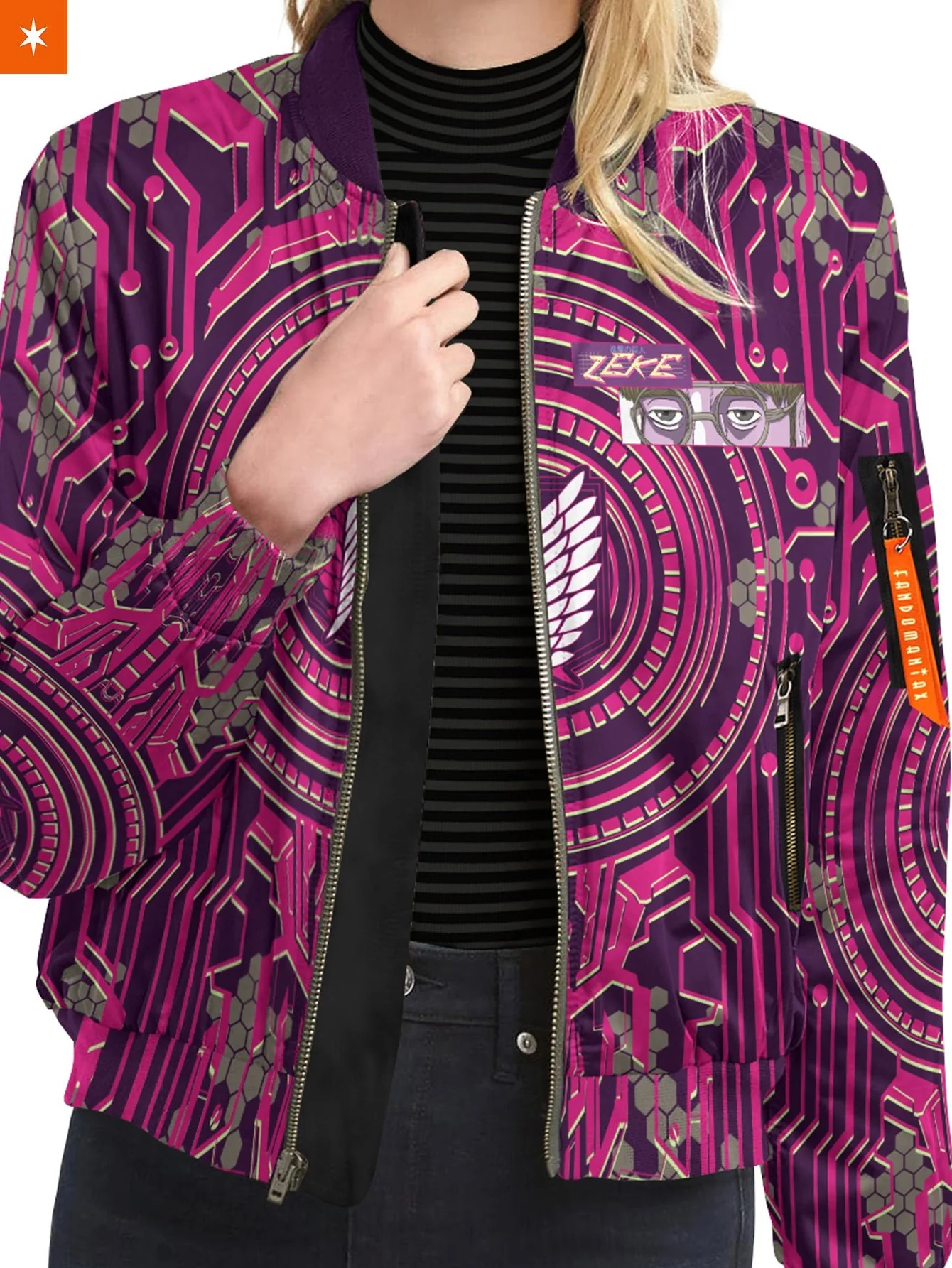 Zeke Cyber Bomber Jacket - necksoother