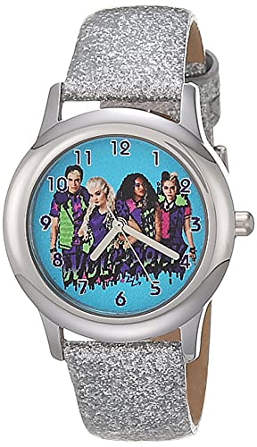 Disney Zombies Tween Stainless Steel Time Teacher Analog Quartz Watch - necksoother