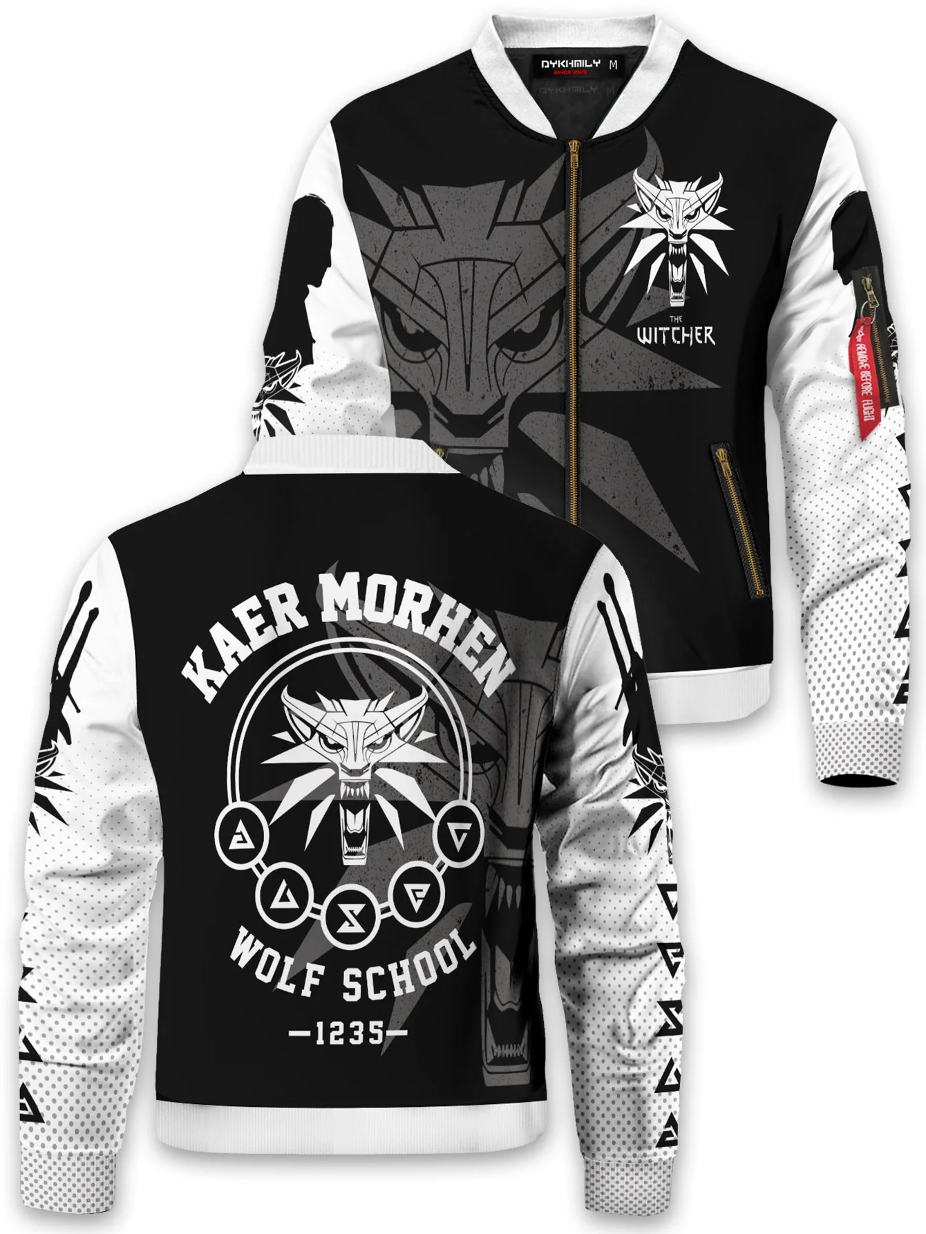 Wolf School Bomber Jacket - necksoother