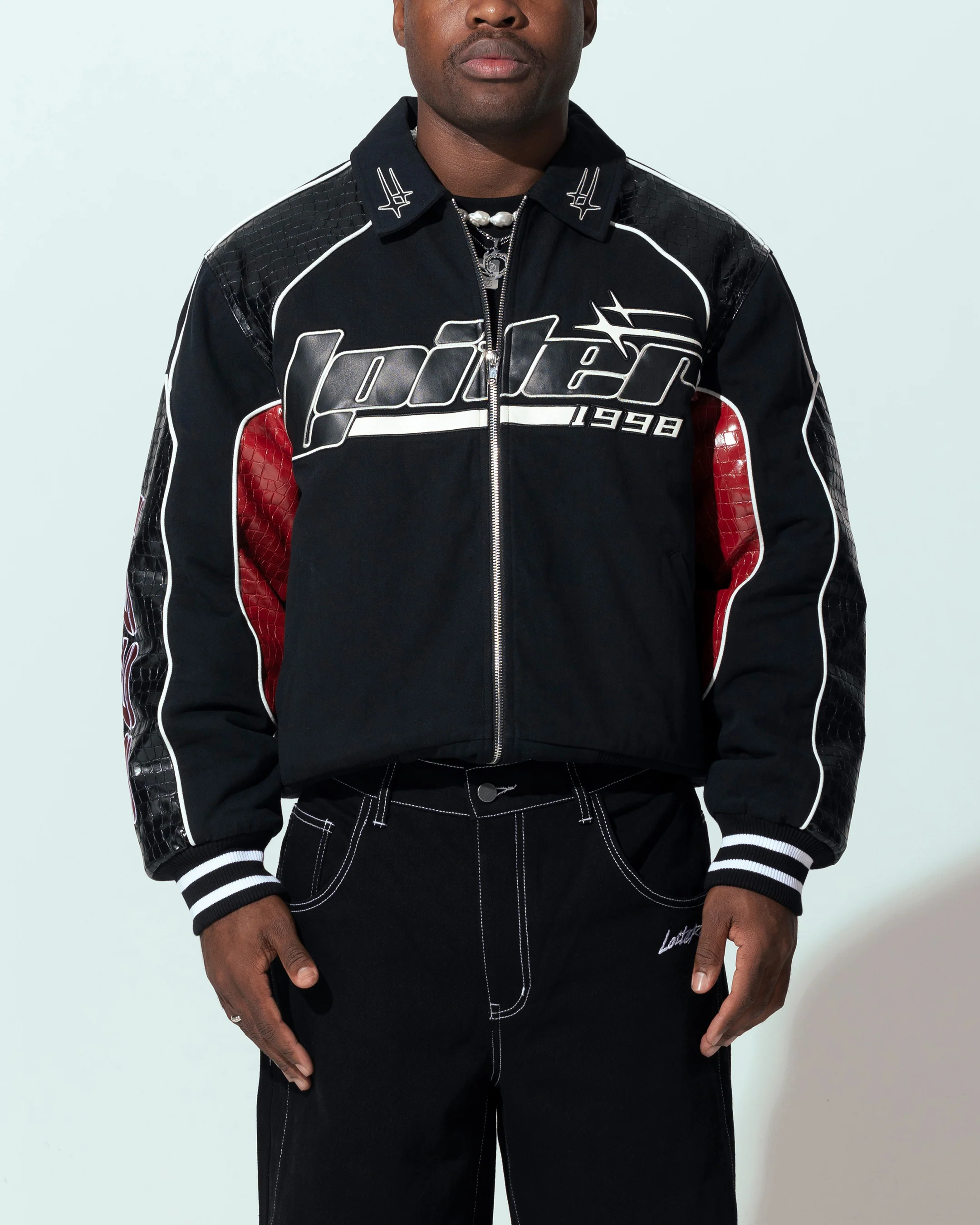 Loiter Formula Jacket Black/Red - necksoother