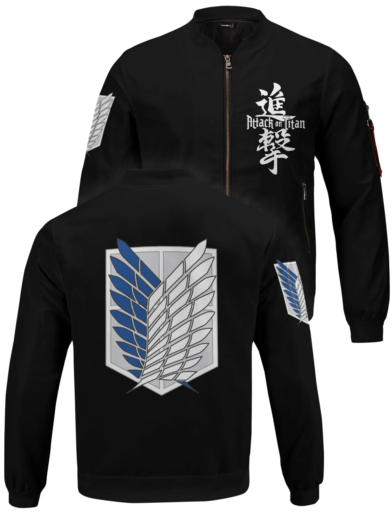 Attack on Titan Bomber Jacket - necksoother
