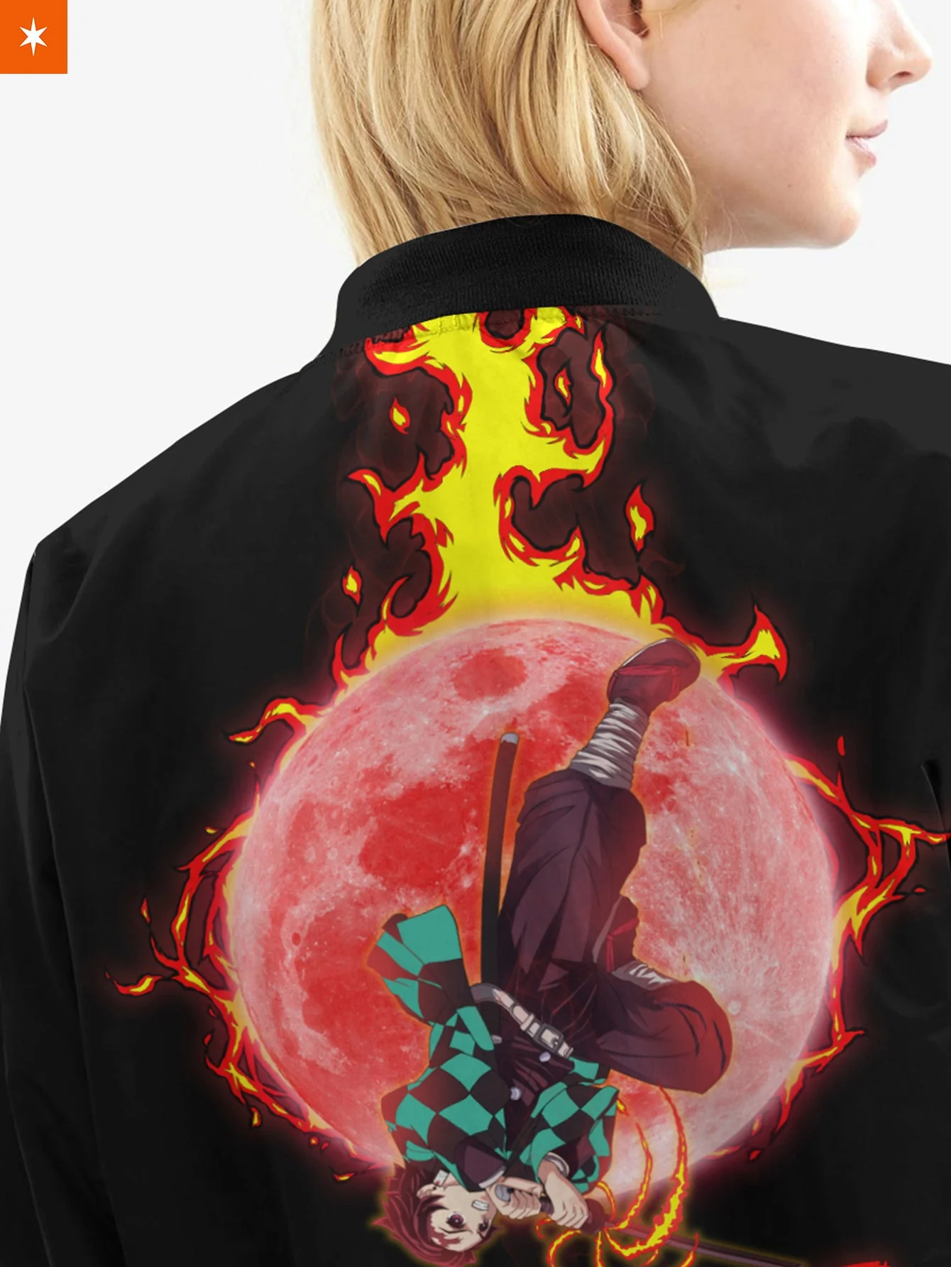 Tanjiro Moonfall Bomber Jacket - necksoother