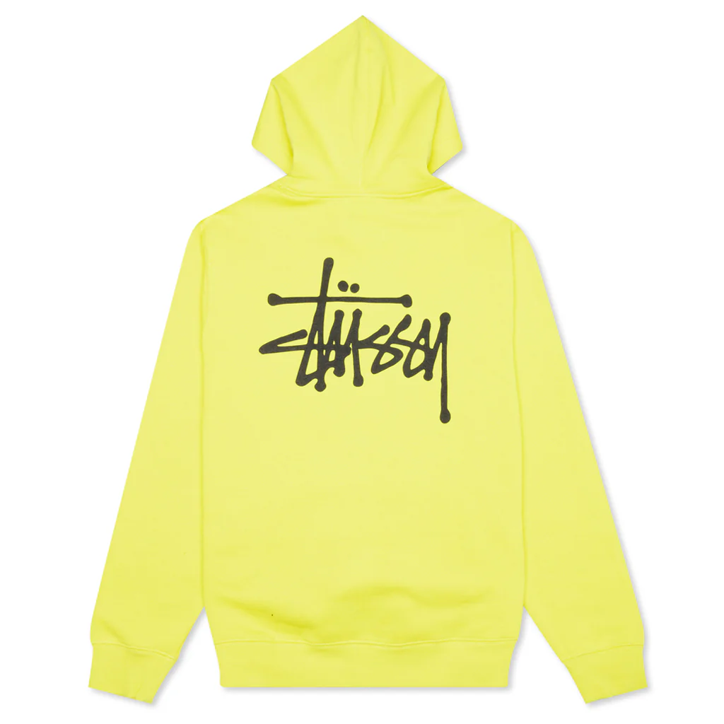 Basic Zip Hoodie - Lemon - necksoother