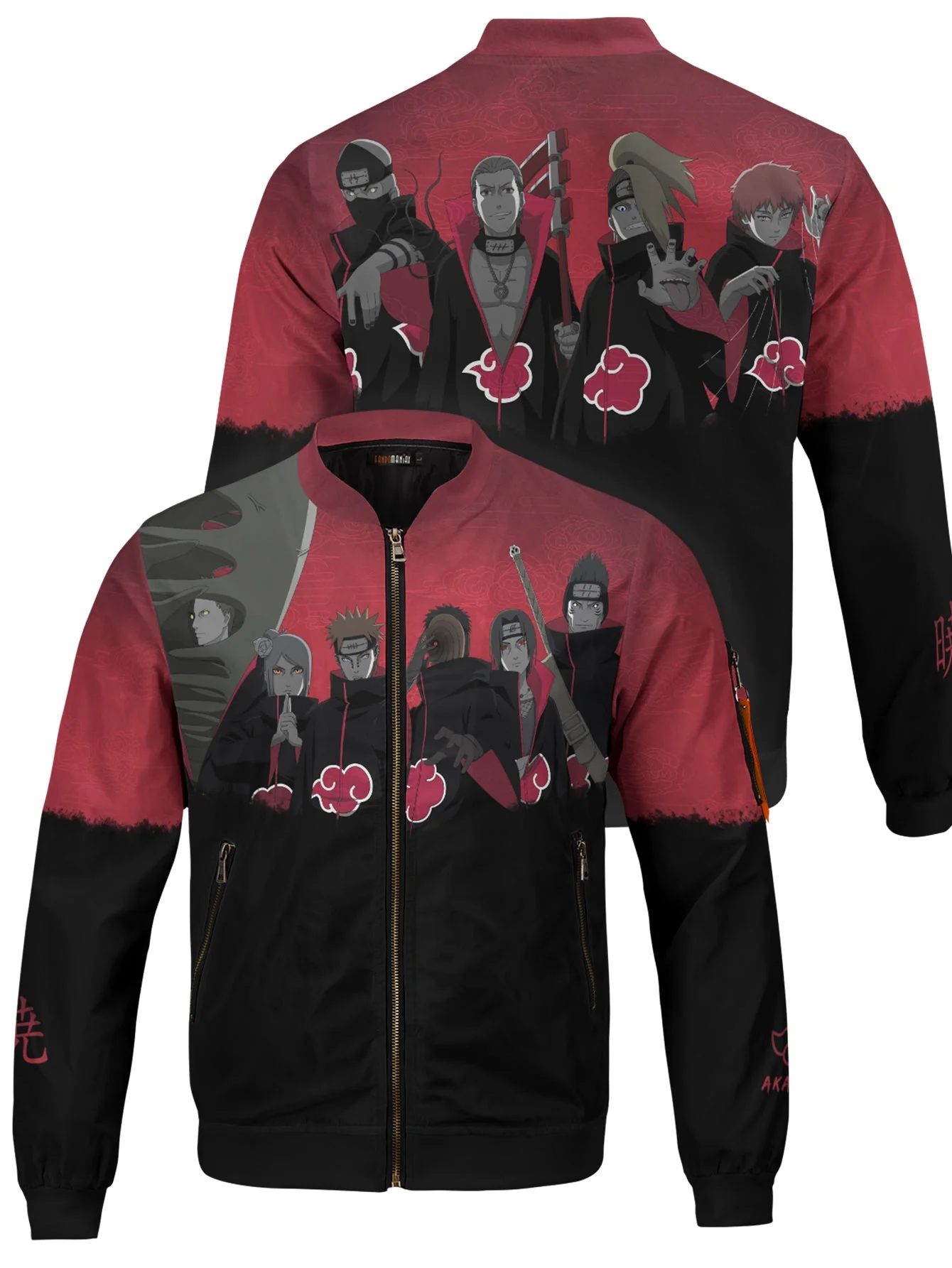 Akatsuki Squad Bomber Jacket - necksoother