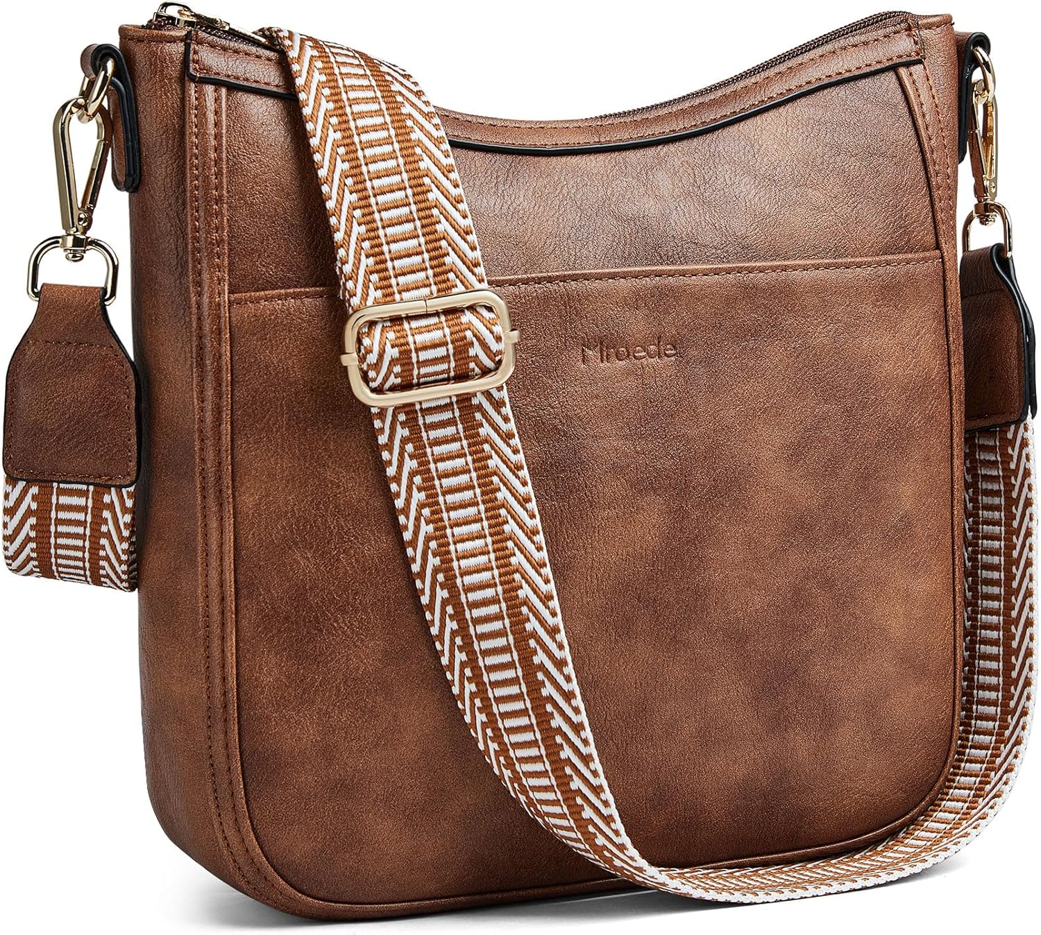 Crossbody Bags for Women Fashion Purses for Women Vegan Leather Hobo Bags Shoulder Handbags with Detachable Strap - necksoother
