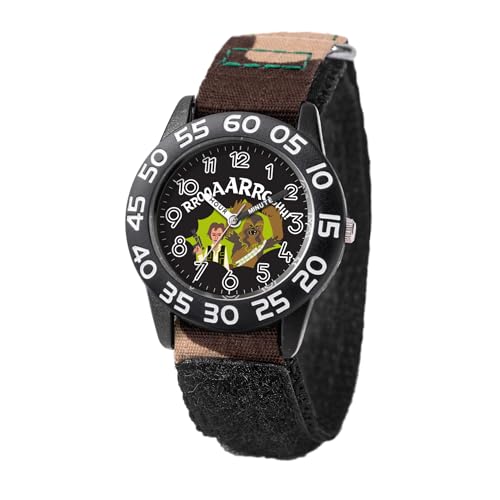 STAR WARS Kids' Plastic Time Teacher Watch. Analog Quartz Nylon Strap Watch - necksoother