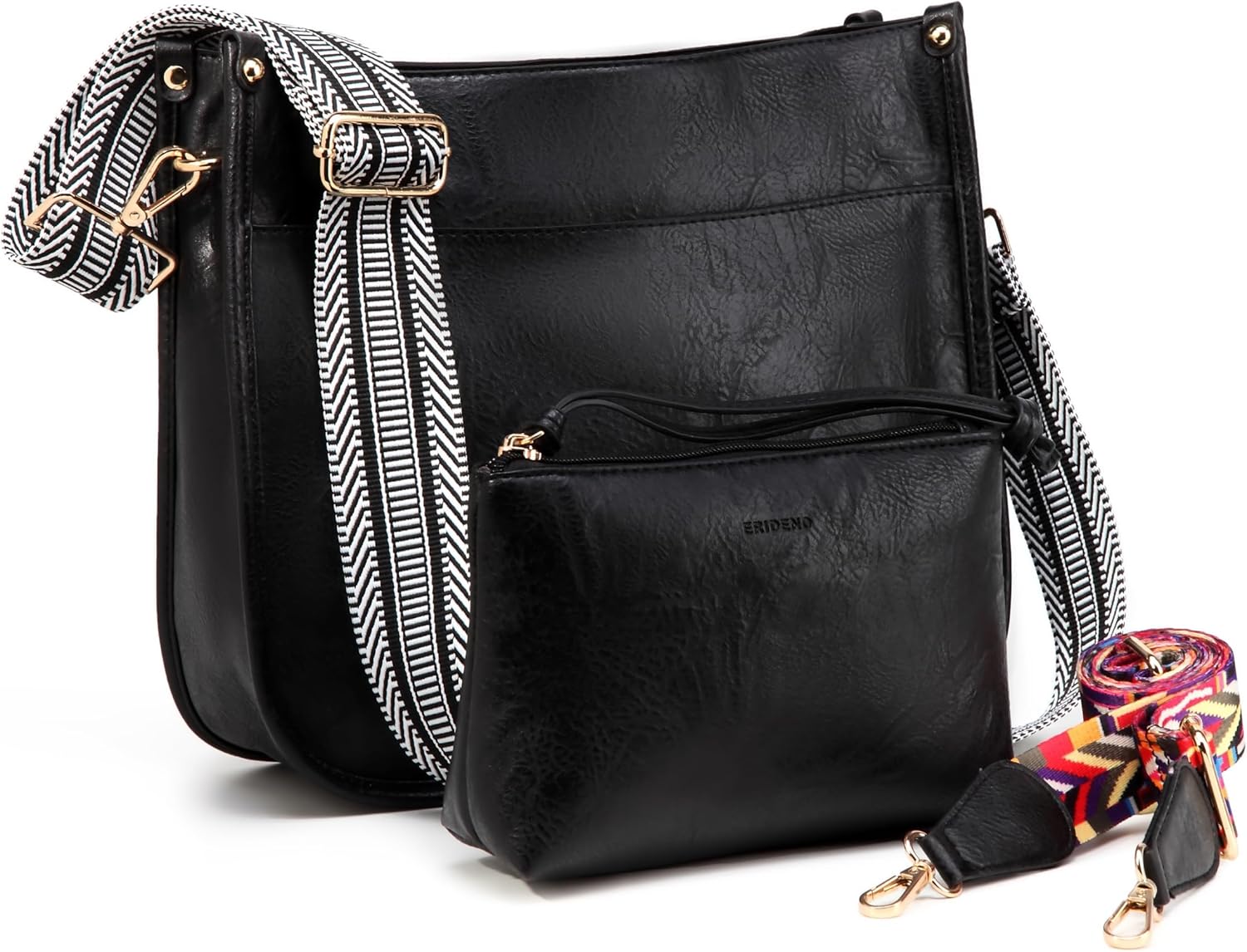 Crossbody Bag for Women Trendy - Vegan Leather Shoulder Purse. Medium Hobo Bag with 2 Strap - necksoother