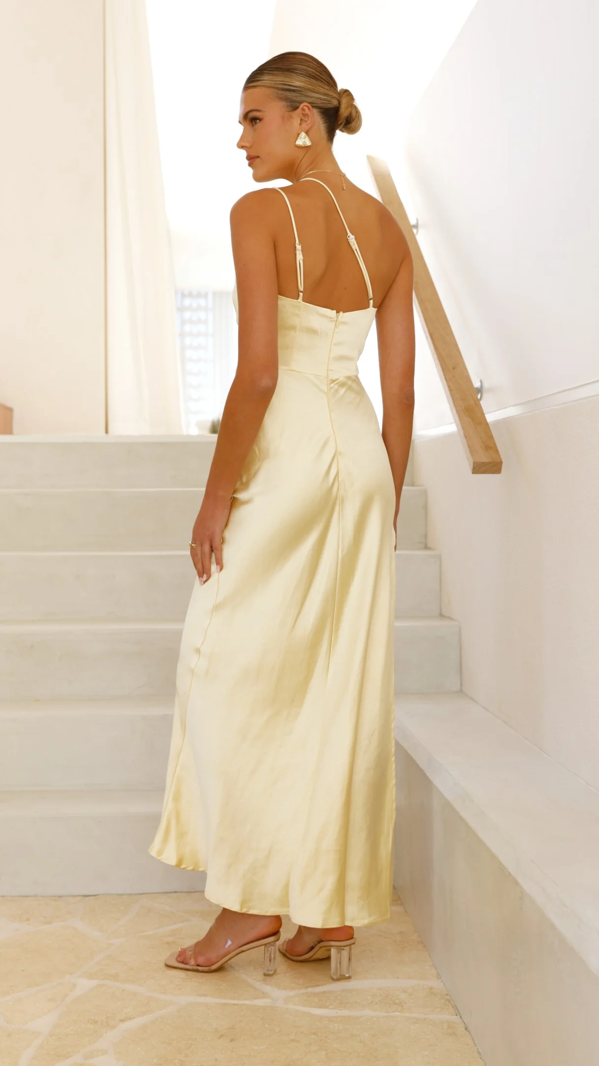 Jenna Maxi Dress - Yellow - necksoother