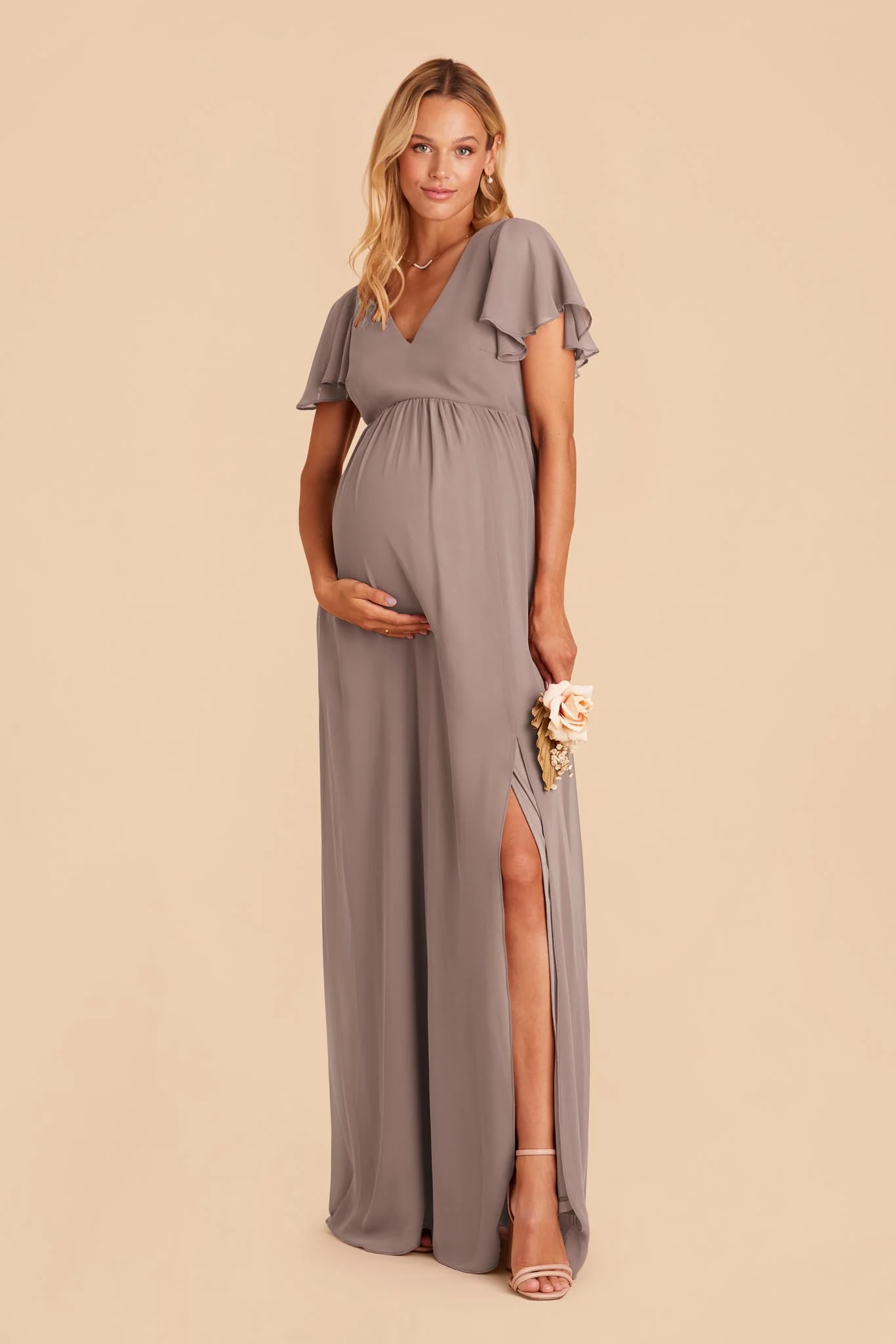 Hannah Empire Dress - Toffee - necksoother