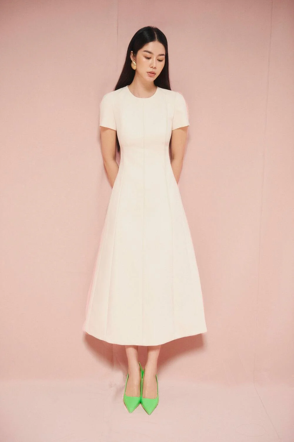 Meryl Round Neck Dress - necksoother