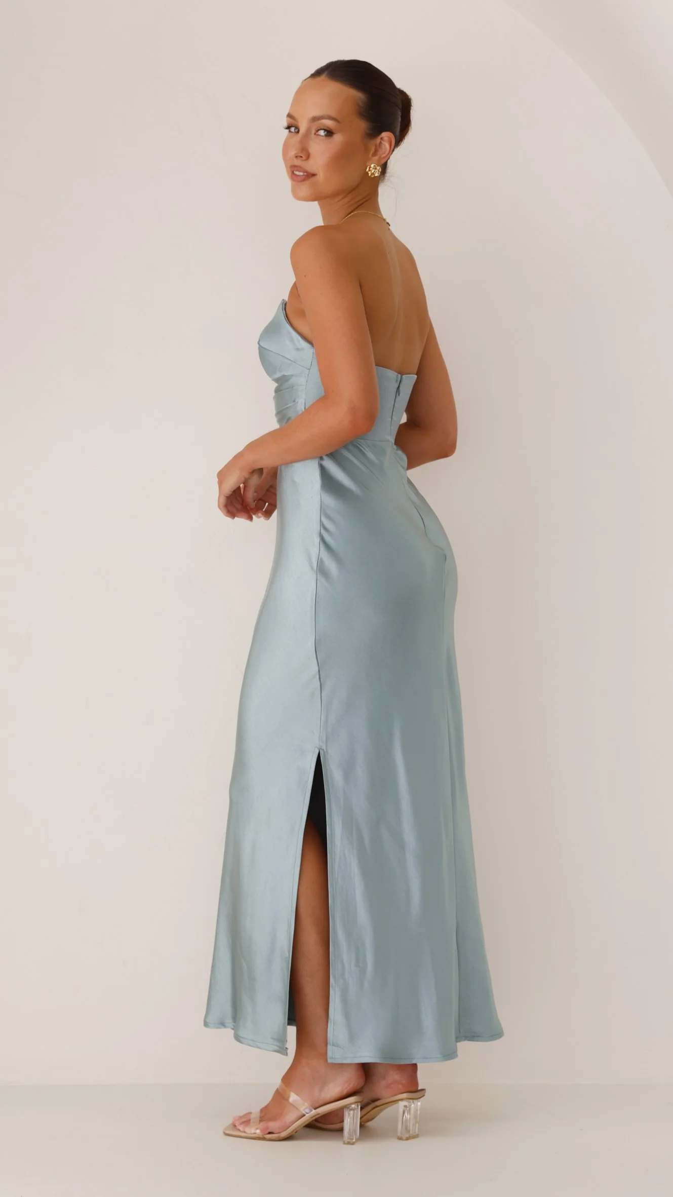 Valerie Maxi Dress - Blue - necksoother