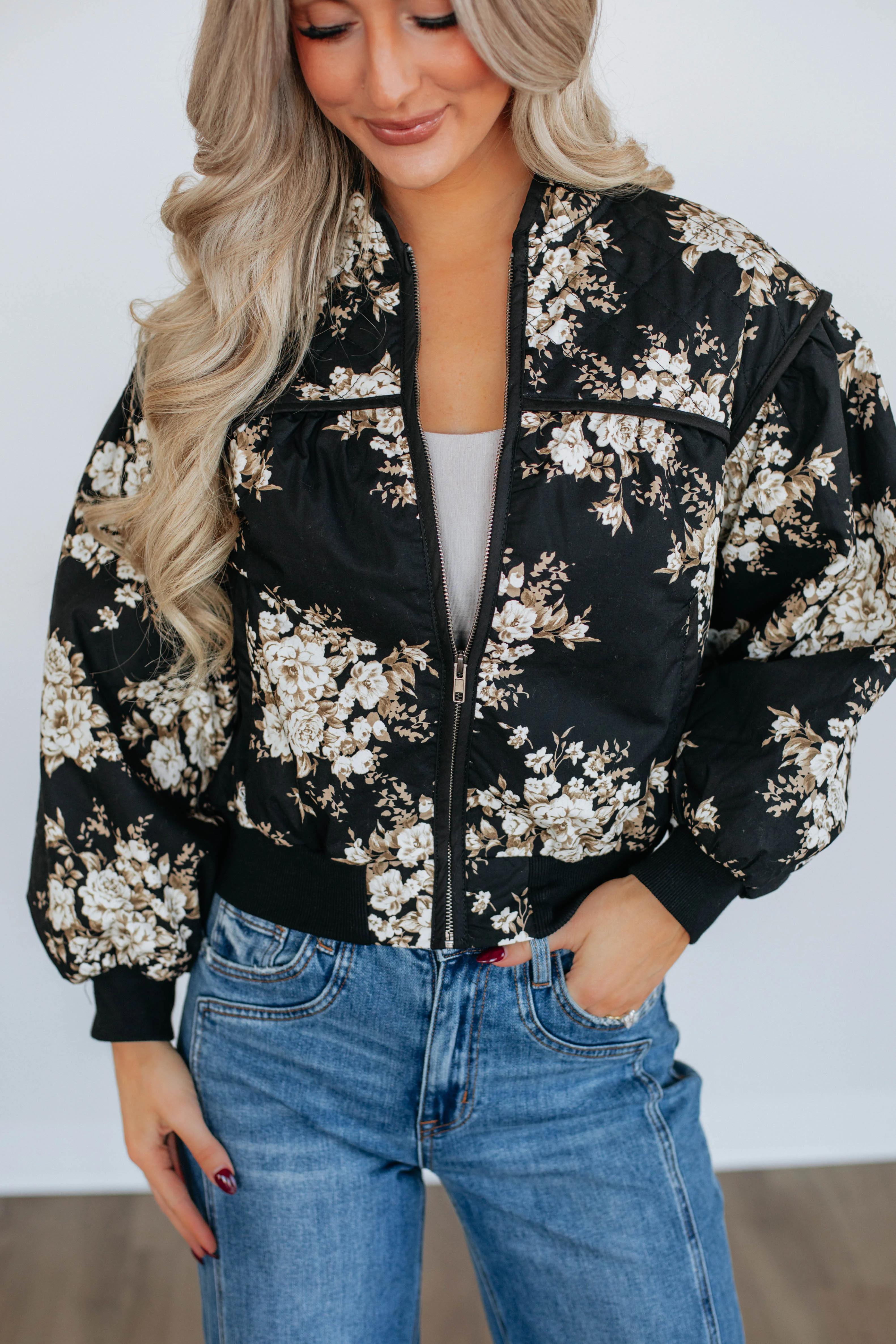Dasha Quilted Bomber Jacket - necksoother