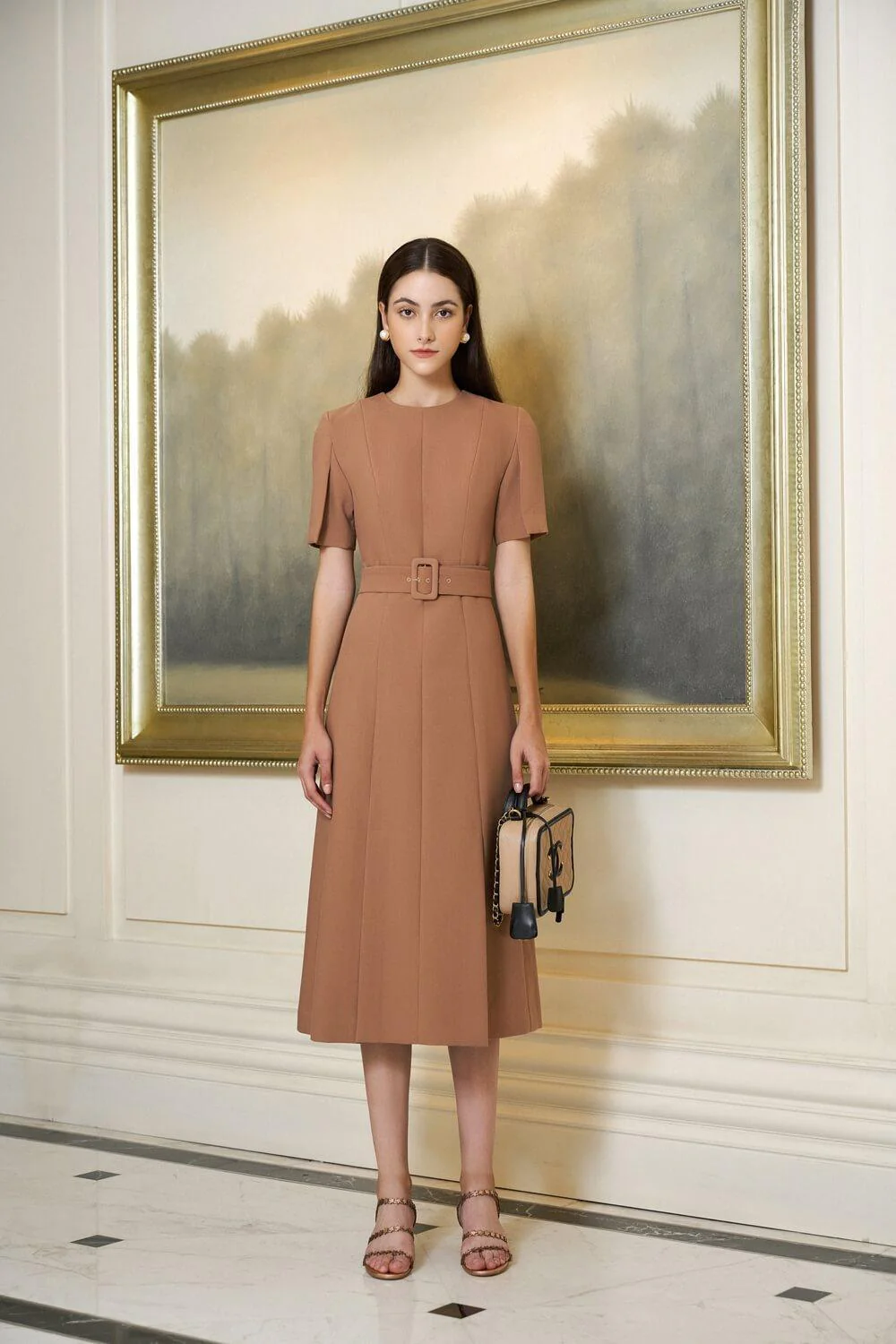Lily Round Neck Dress - necksoother