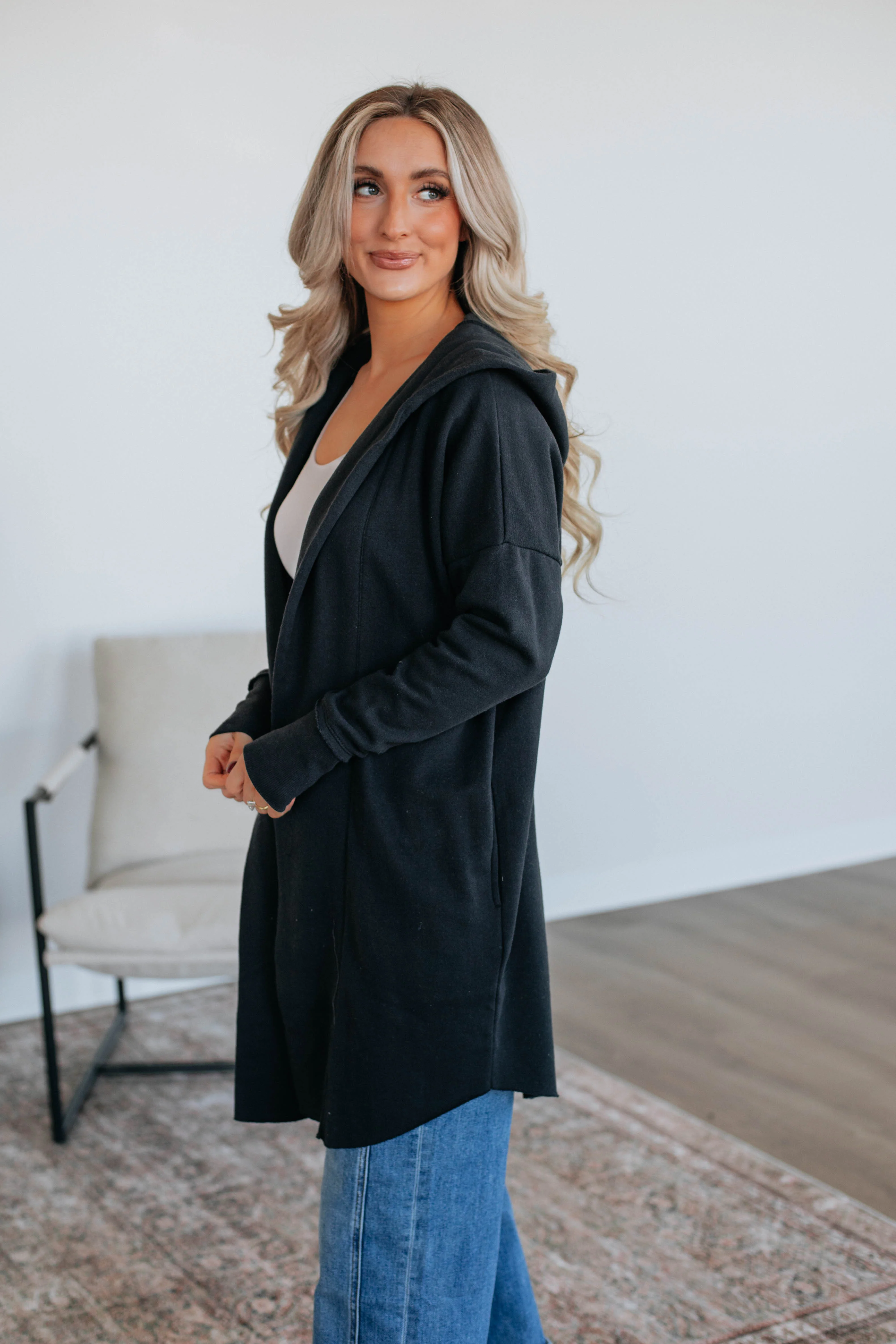 Rebekah Cardigan - Black - necksoother