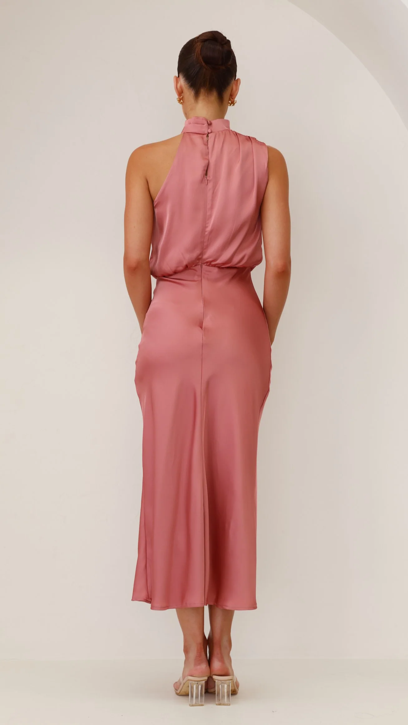 Esther Maxi Dress - Baked Rose - necksoother