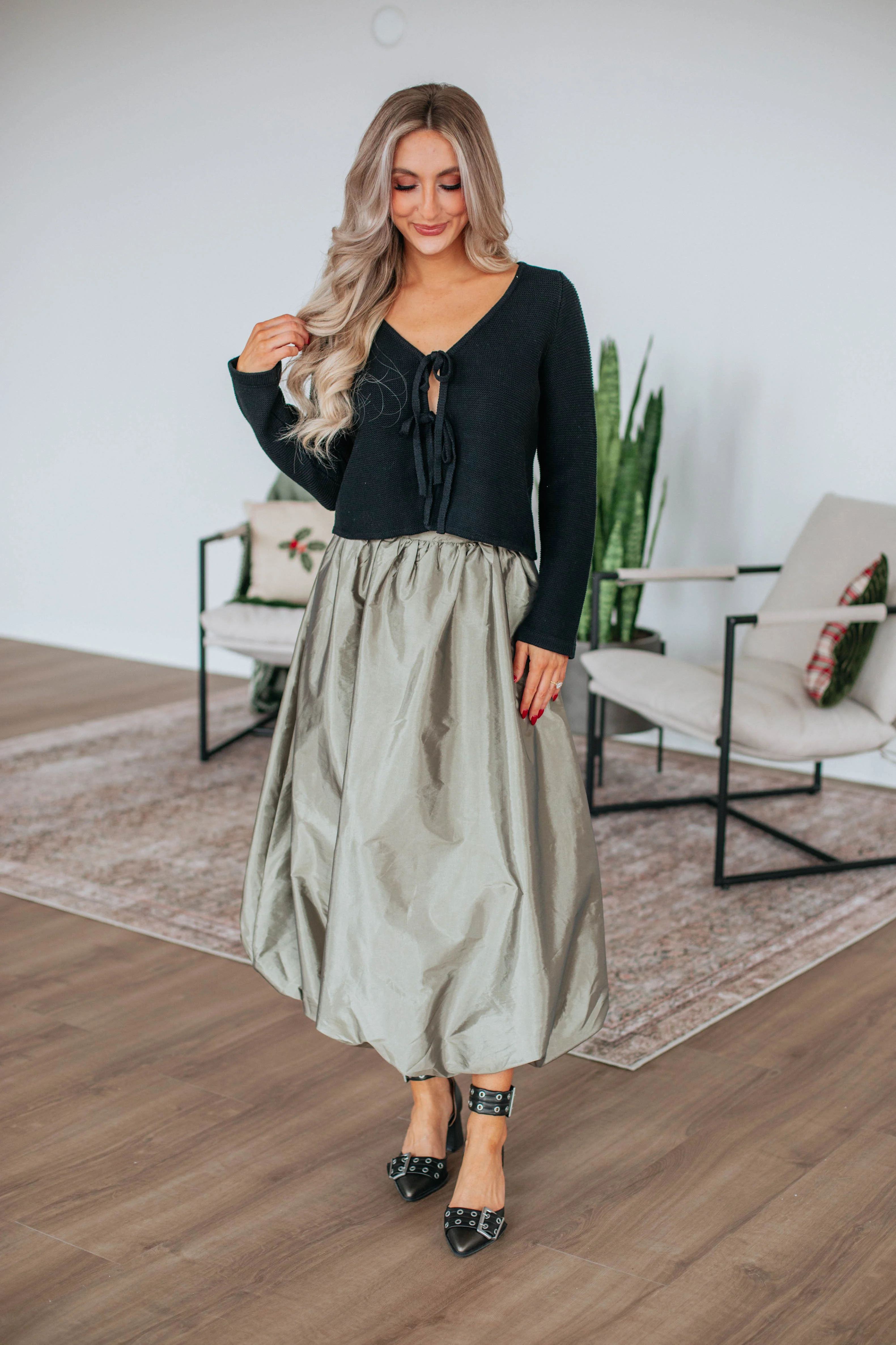 Hollie Knit Cardigan - Black - necksoother
