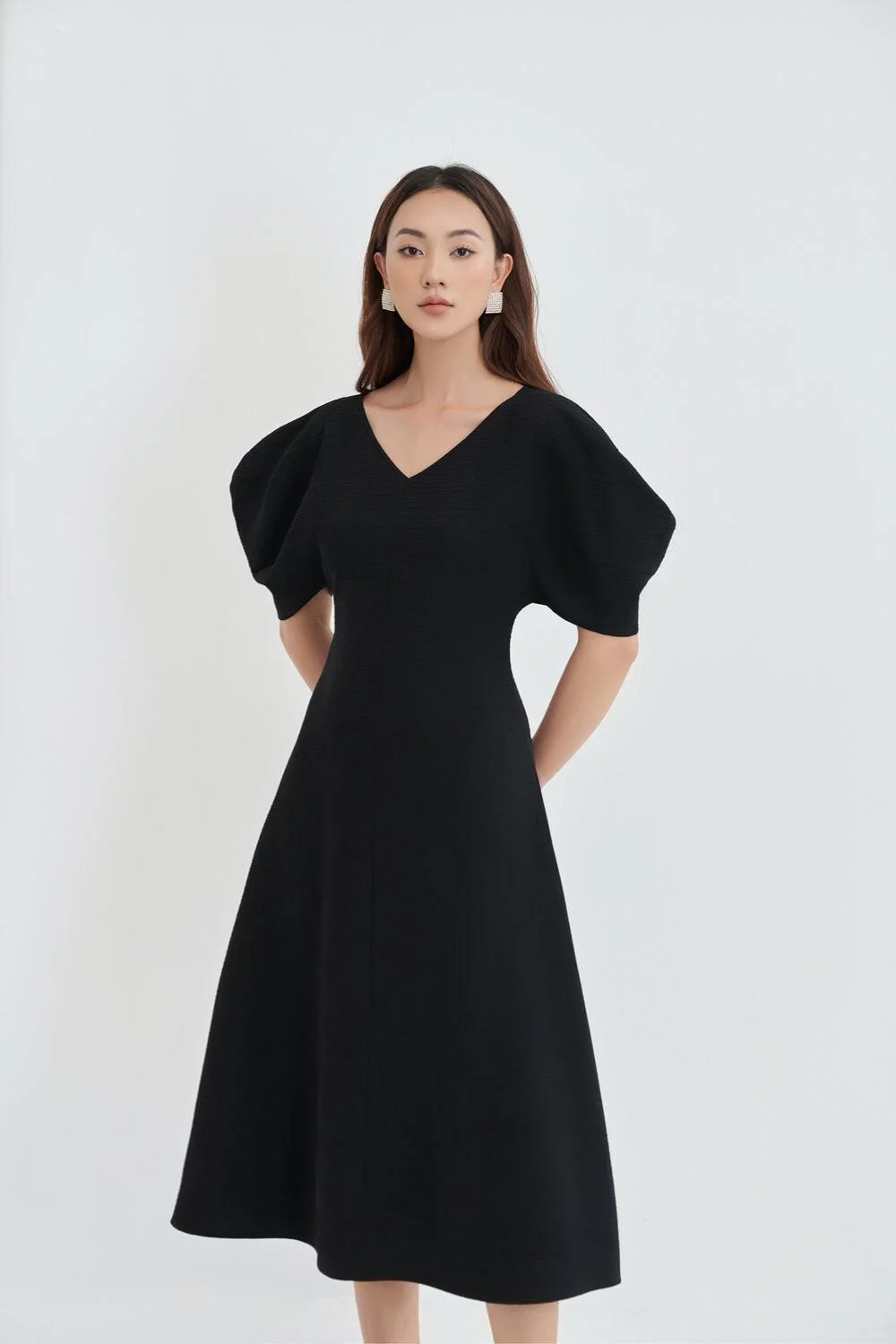Aster Puffy Sleeves Dress - necksoother