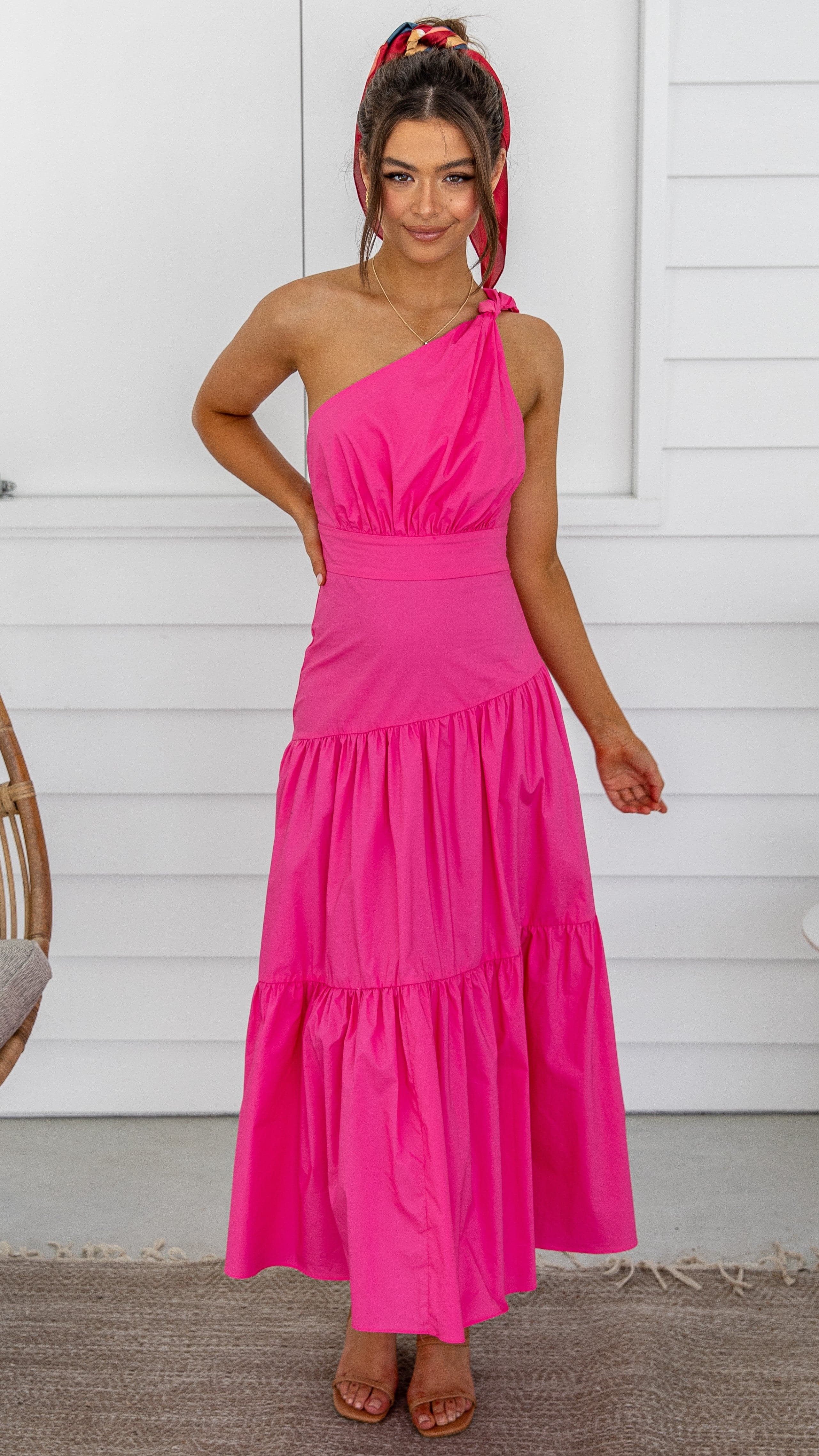 Jayma Maxi Dress - Pink - necksoother