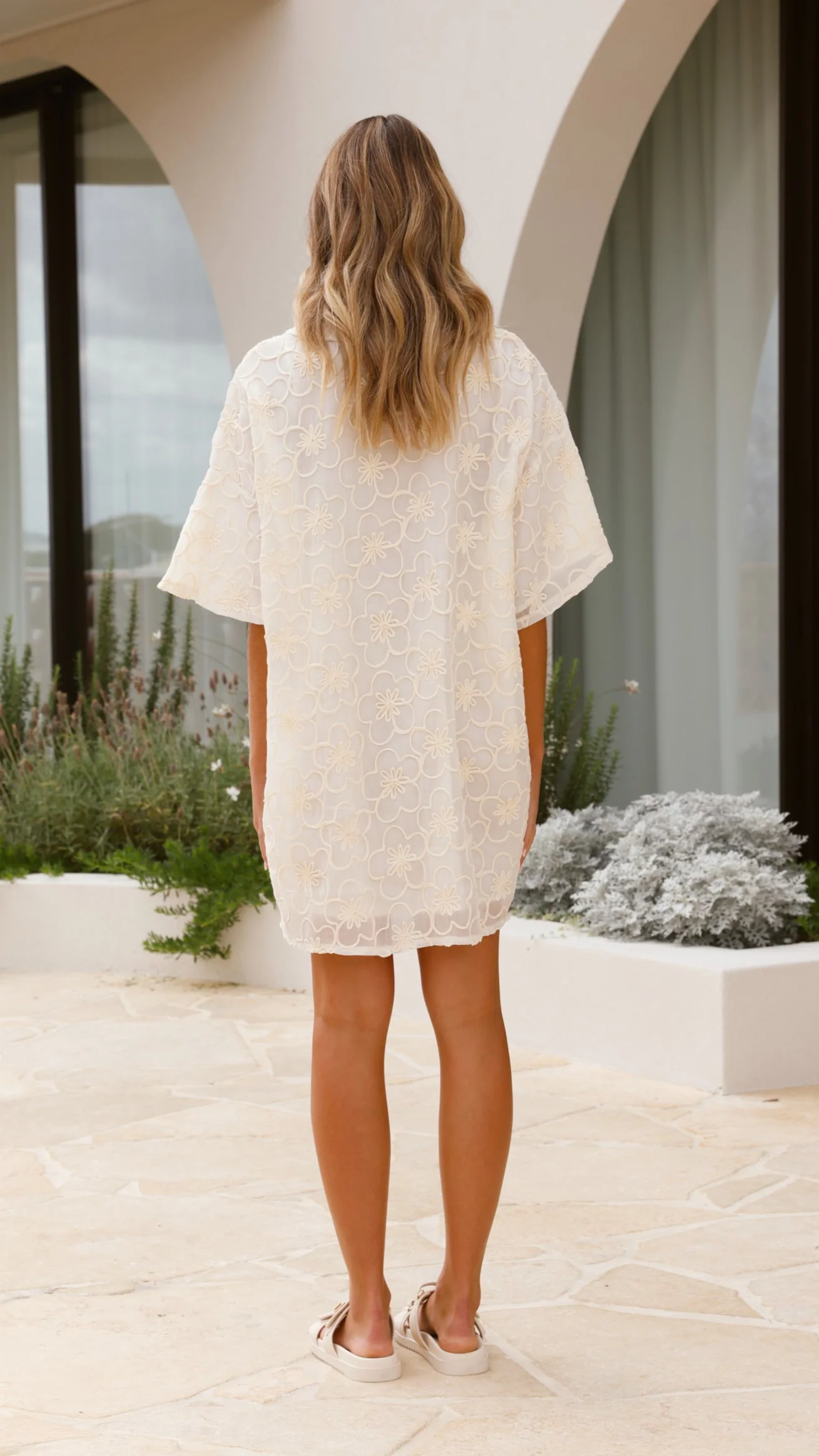 Jafari Mini Dress - Oat - necksoother