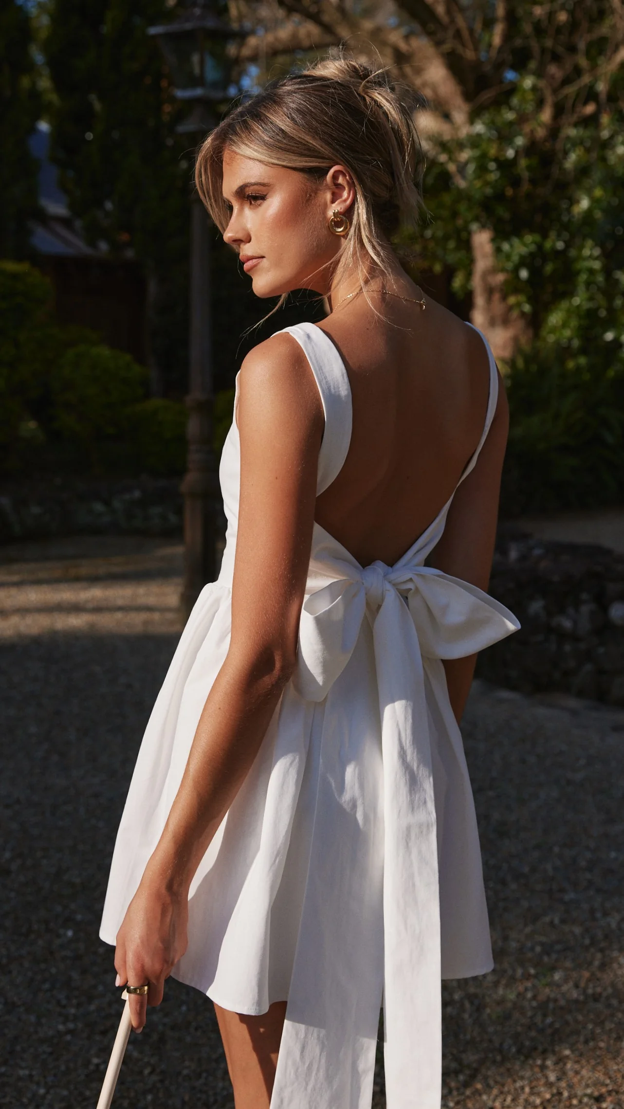 Sadzi Mini Dress - White - necksoother