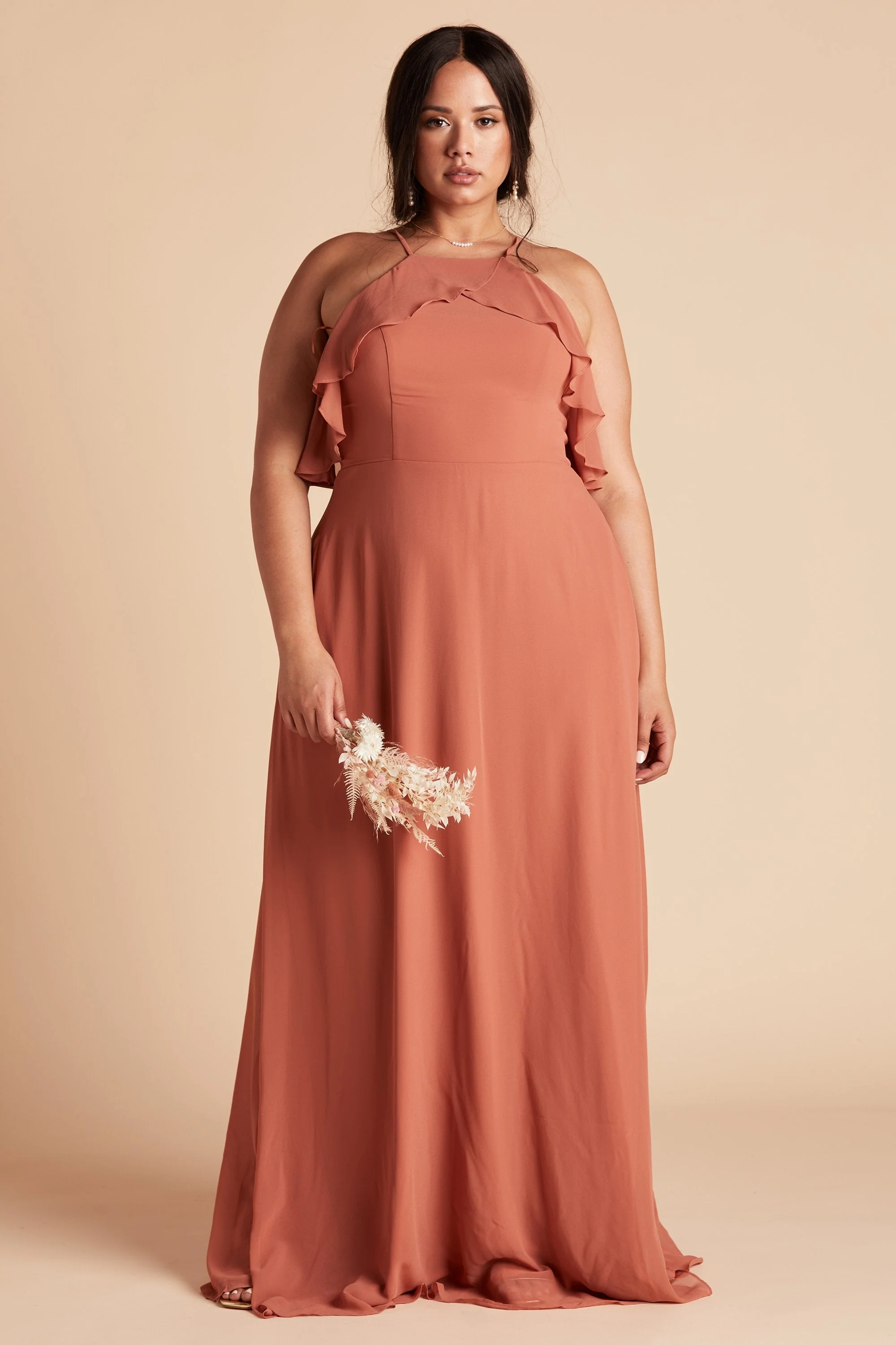 Jules Dress - Terracotta - necksoother