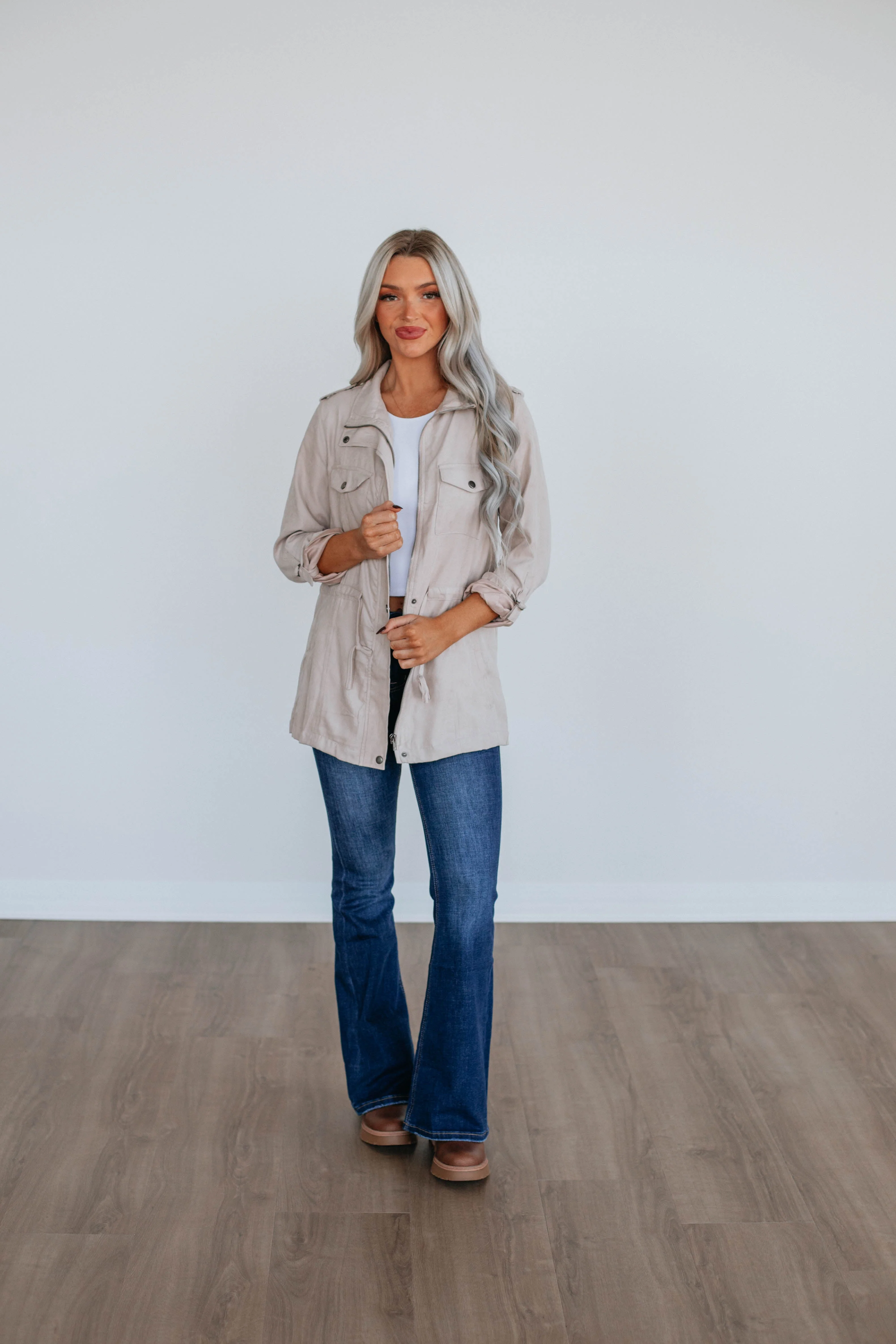Talon Utility Jacket - Natural - necksoother