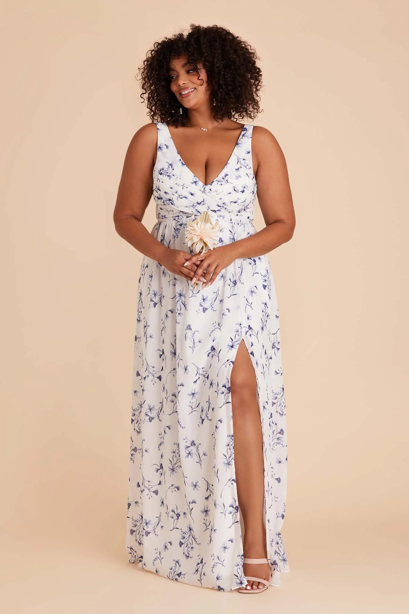 Laurie Empire Dress - Blue Le Fleur - necksoother