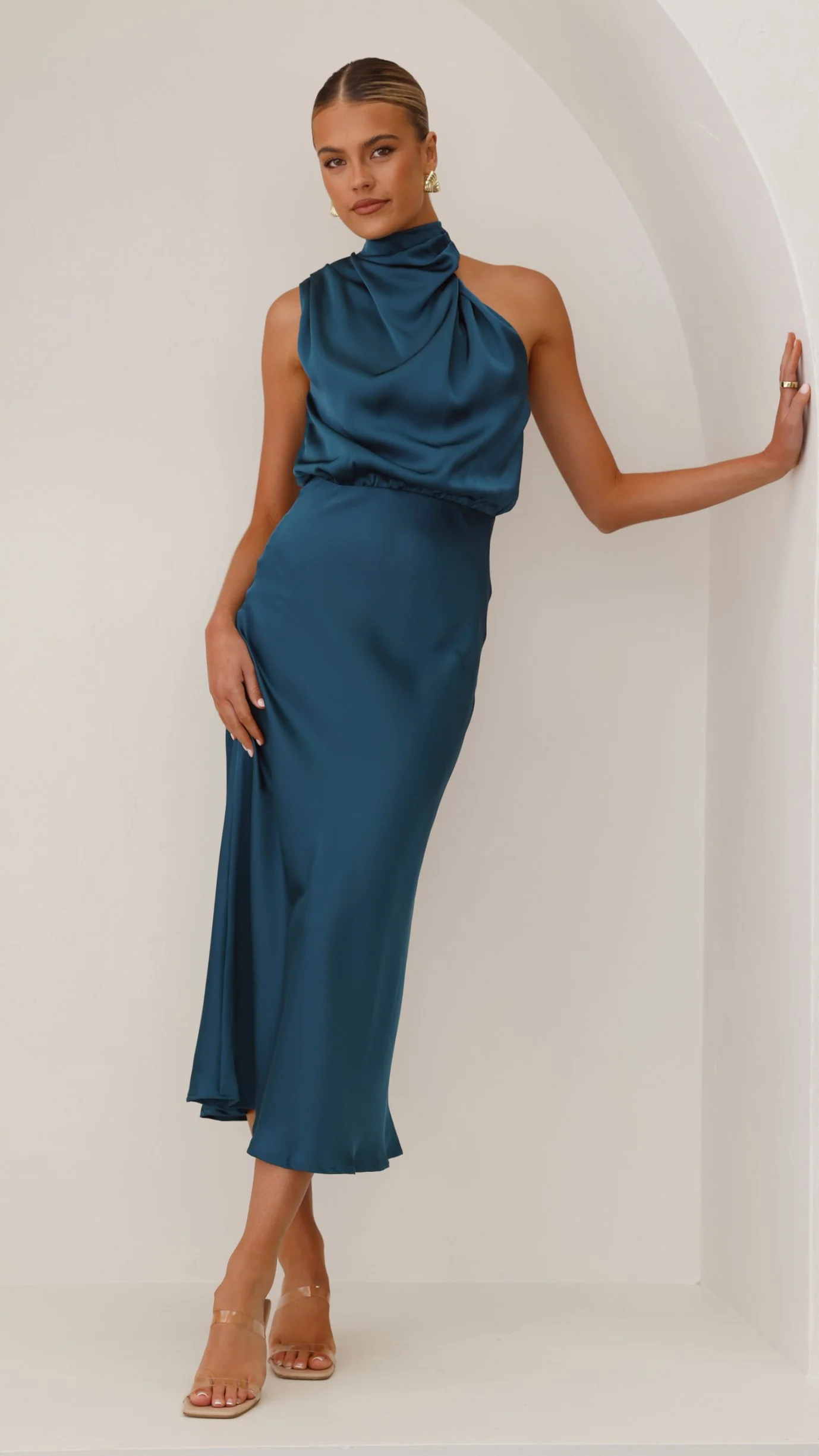 Esther Maxi Dress - Teal - necksoother