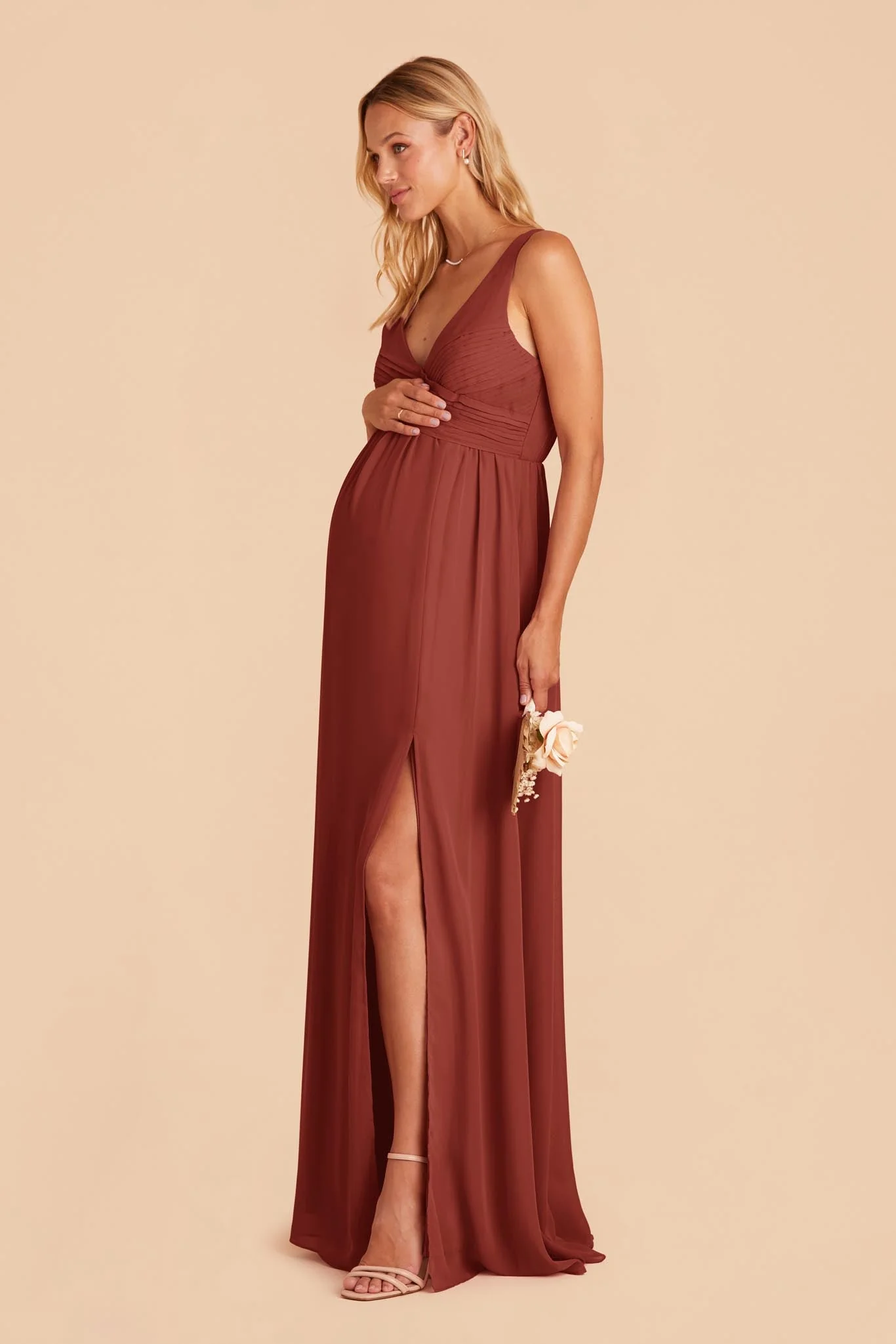 Laurie Empire Dress - Spice - necksoother