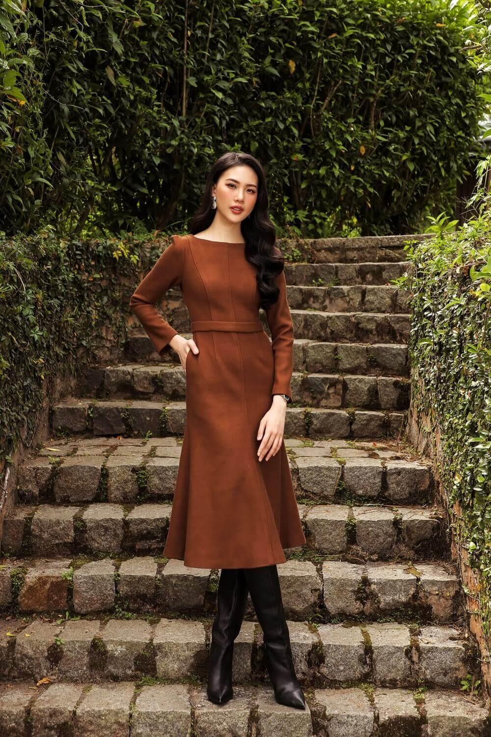 Melling Long Sleeves Dress - necksoother