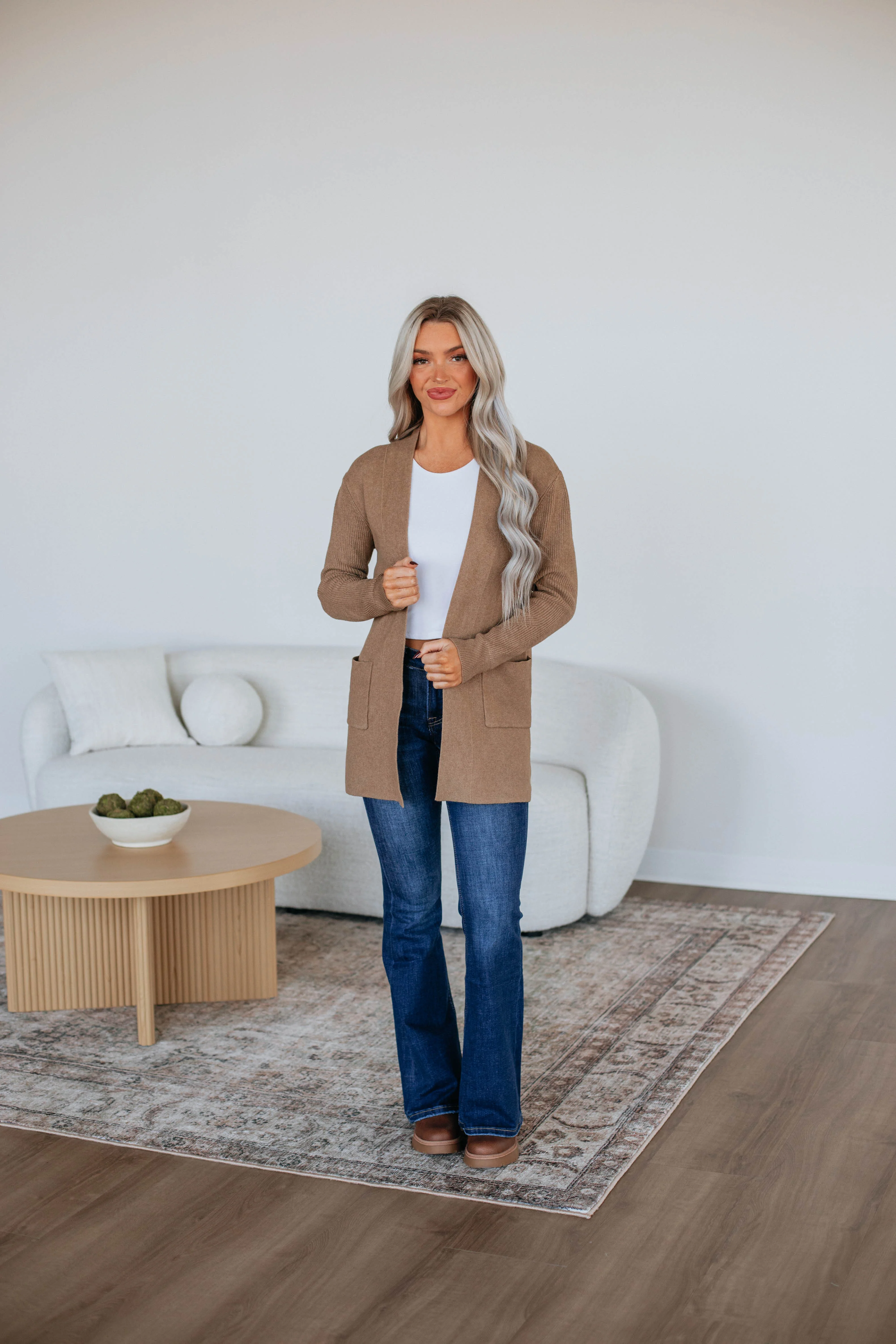 Eboni Knit Cardigan - Camel - necksoother