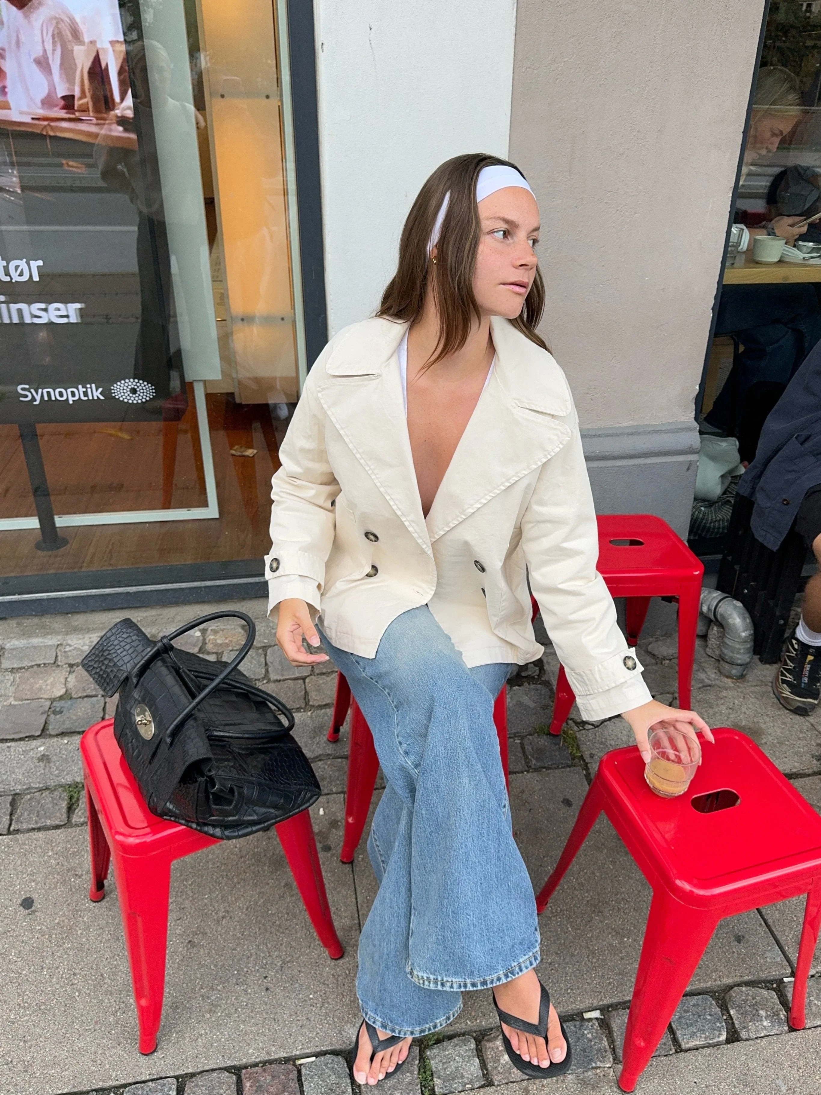 Mathilde Ravn trench coat - Sand - necksoother