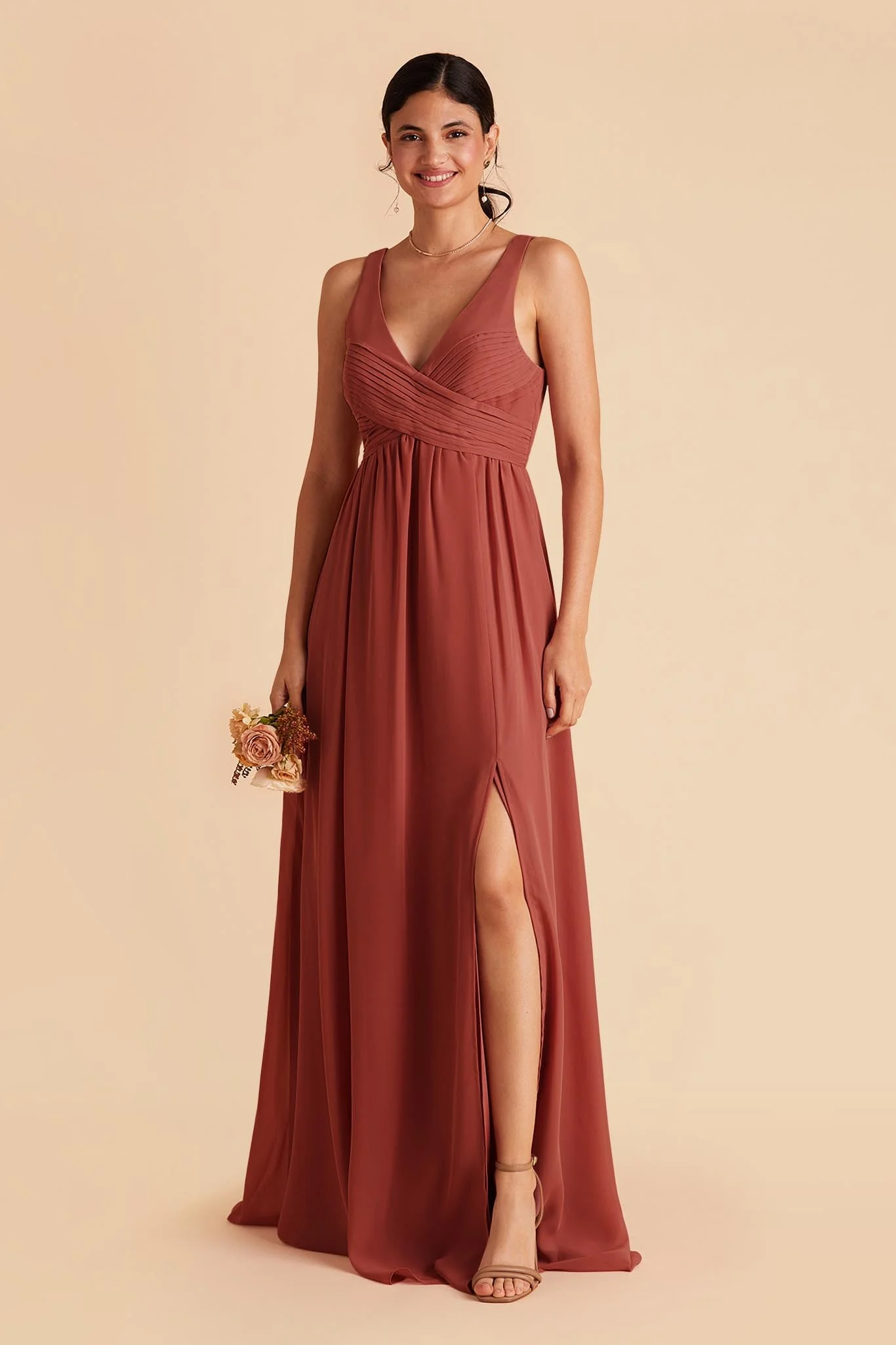 Laurie Empire Dress - Spice - necksoother
