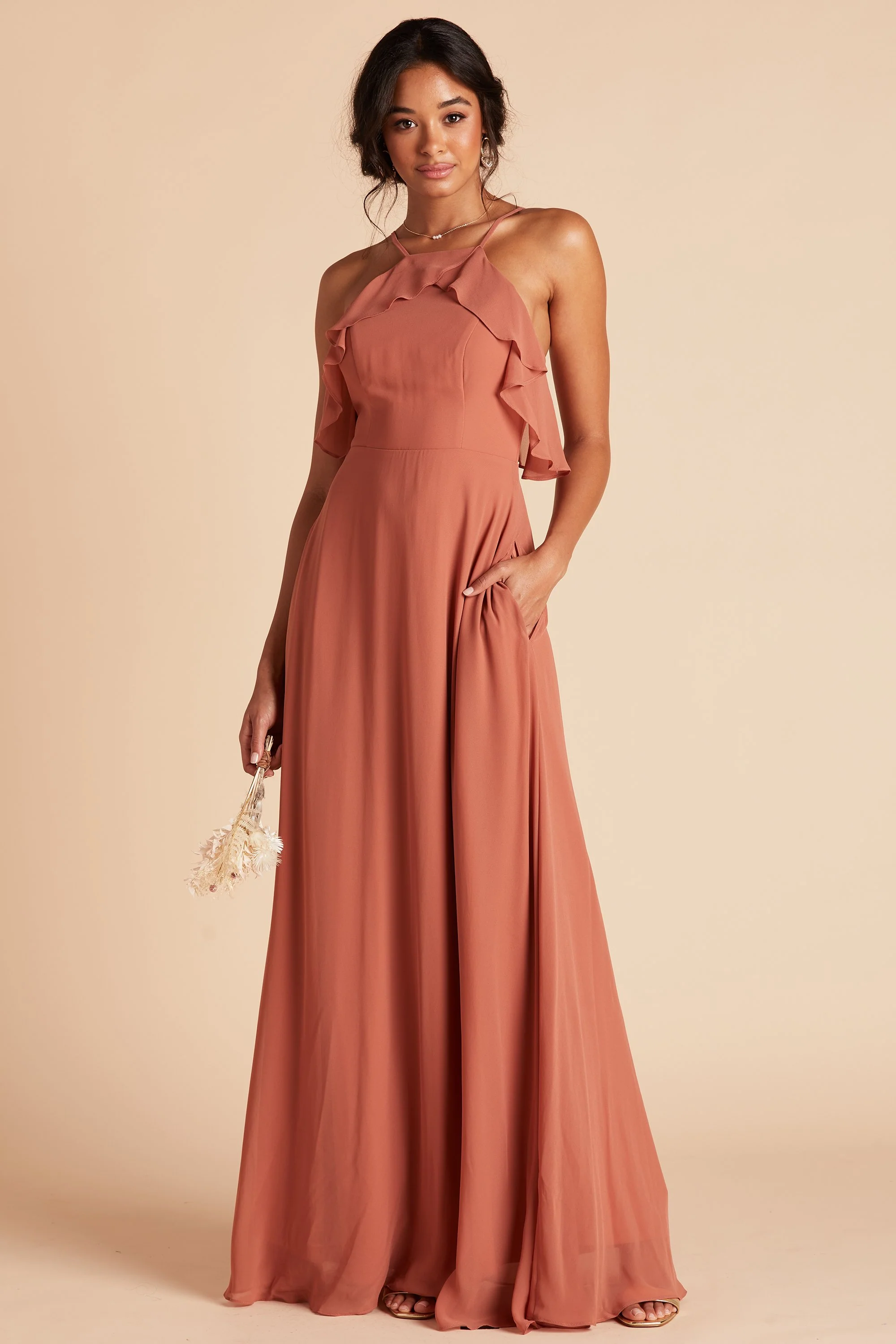 Jules Dress - Terracotta - necksoother