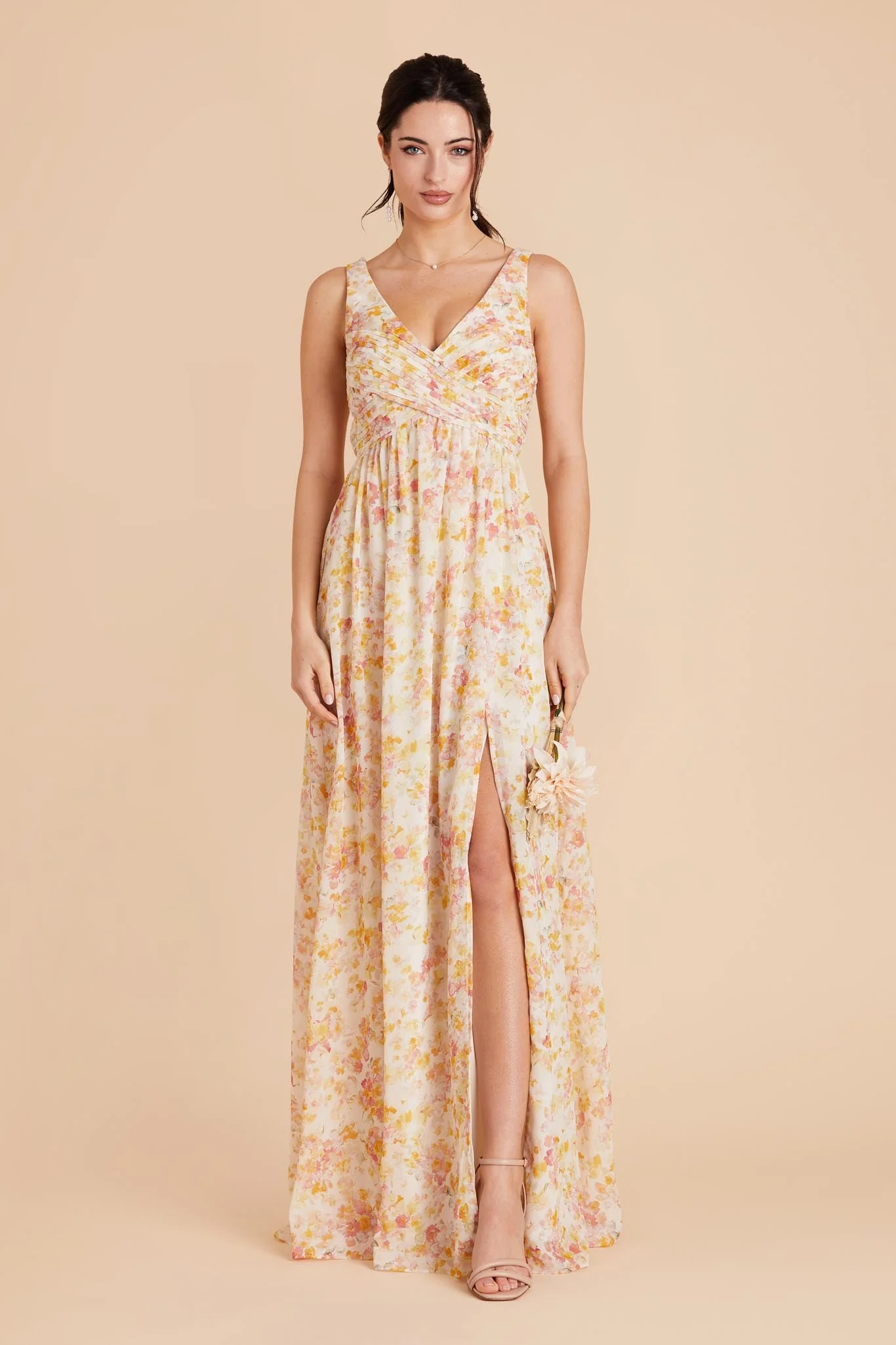 Laurie Empire Dress - Pressed Floral - necksoother