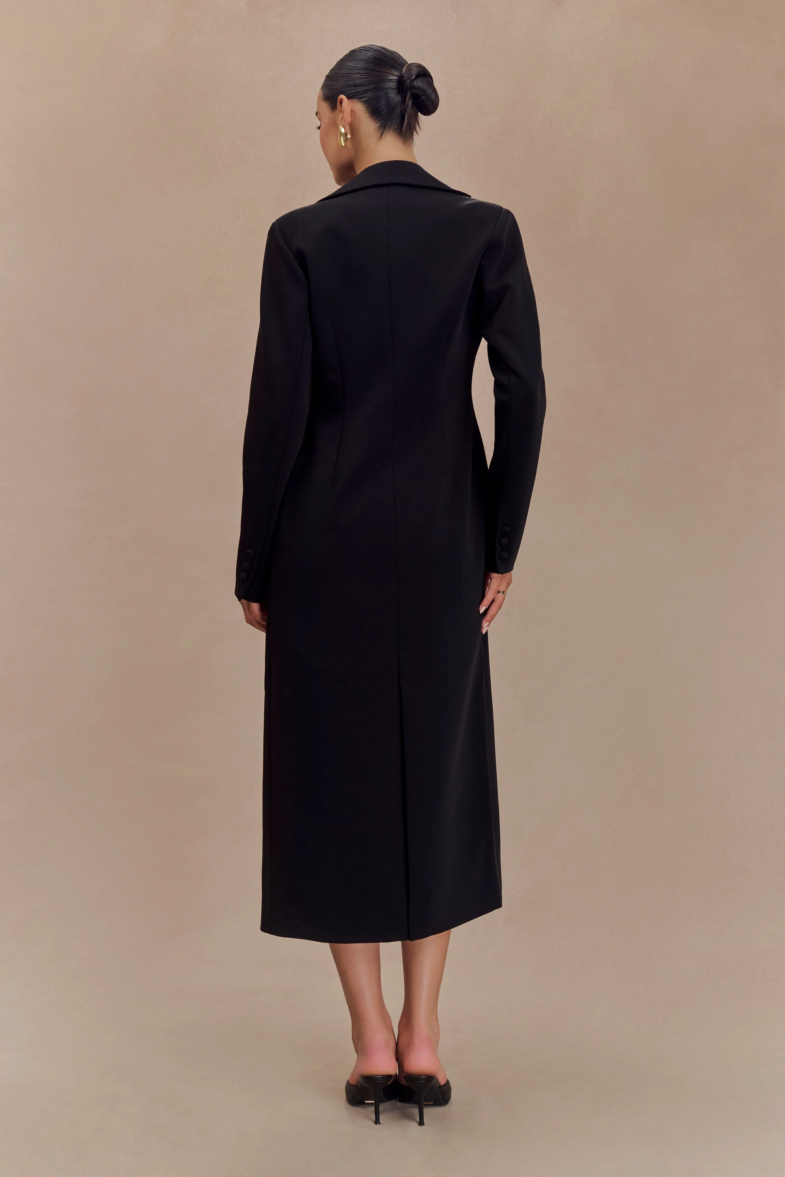 Caviar Suiting Coat - Black - necksoother