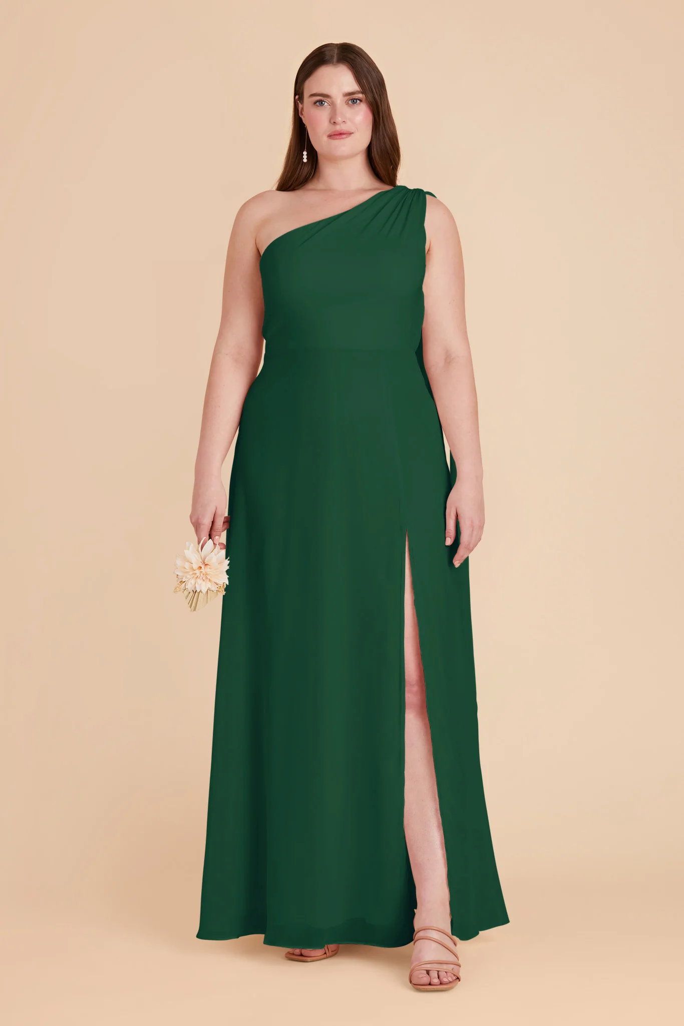 Melissa Chiffon Dress - Forest Green - necksoother
