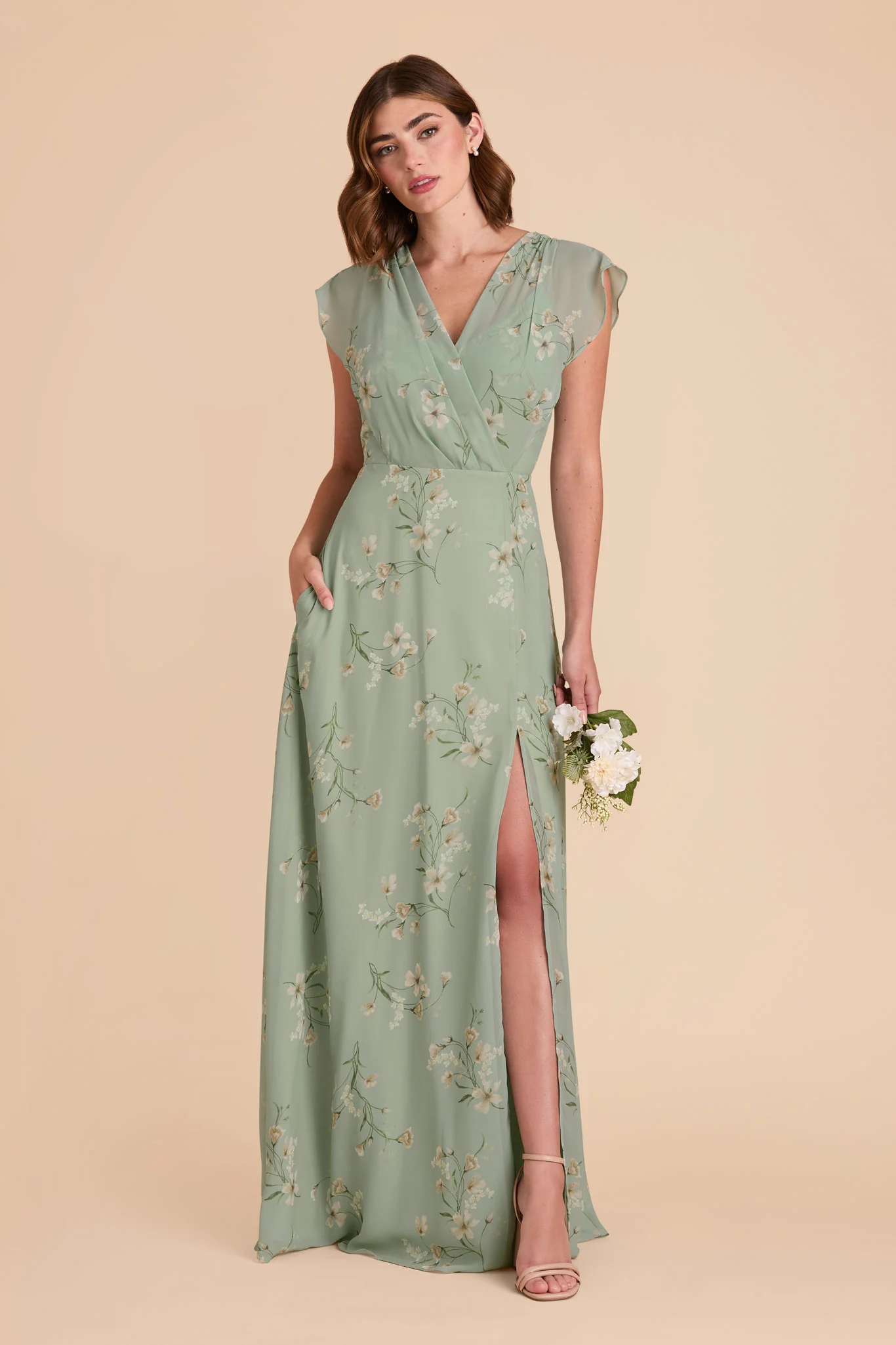 Violet Chiffon Dress - Sage Le Fleur - necksoother