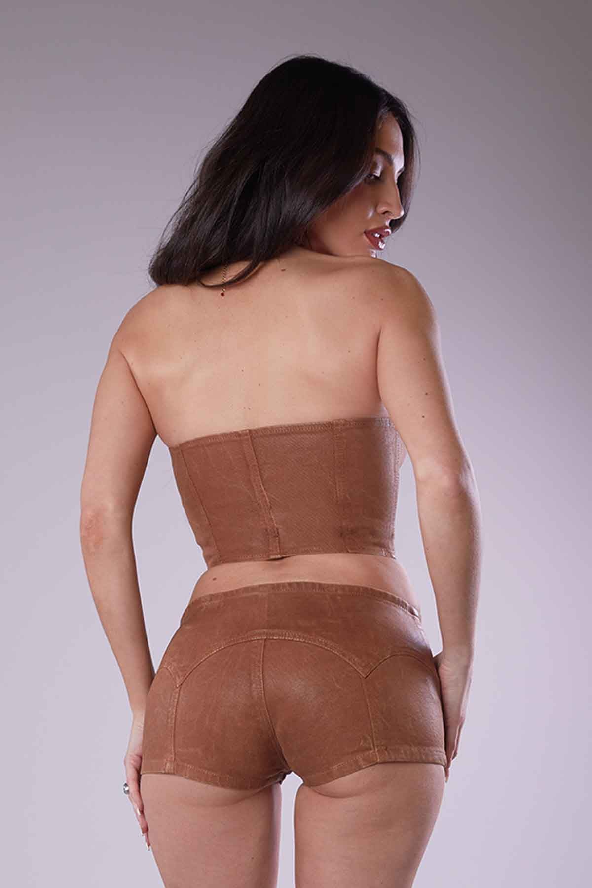 Center Stage Corset / Rust - necksoother