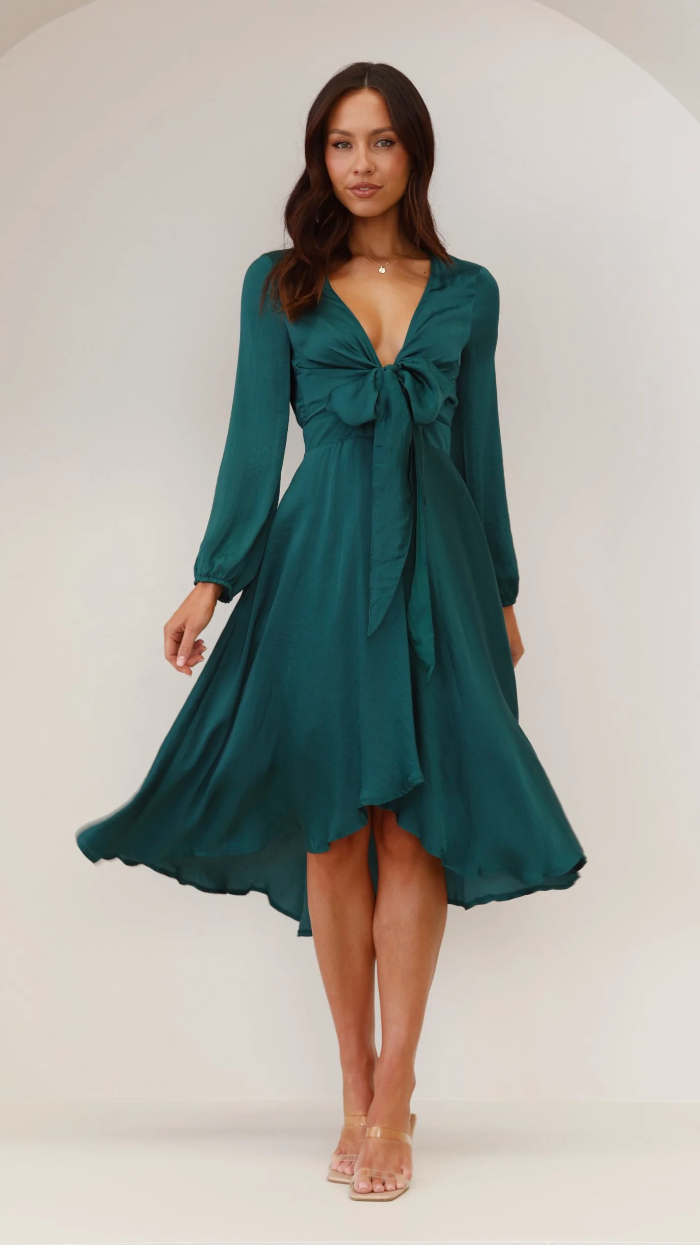 Starry Nights Dress - Emerald - necksoother