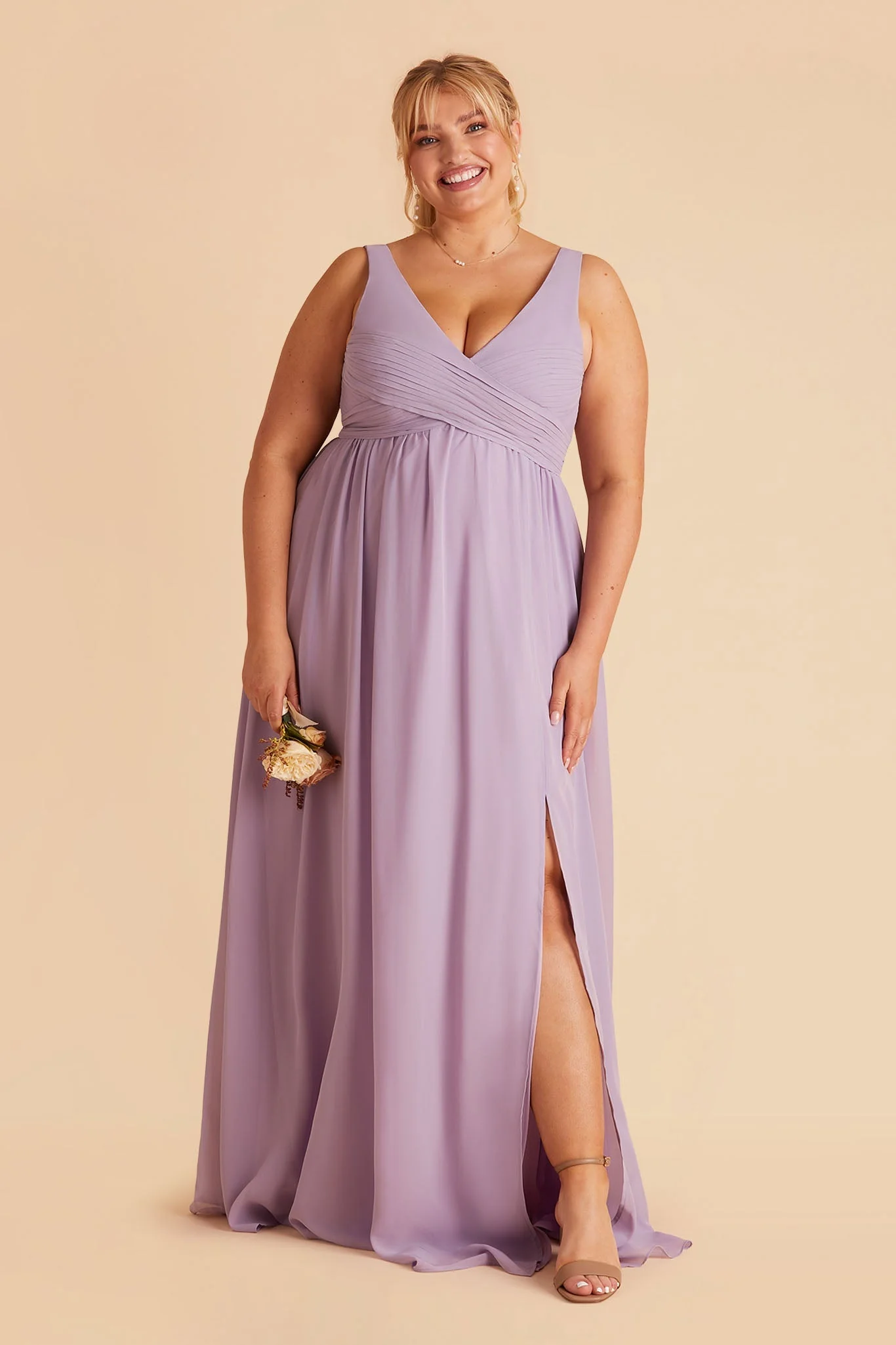 Laurie Empire Dress - Lavender - necksoother