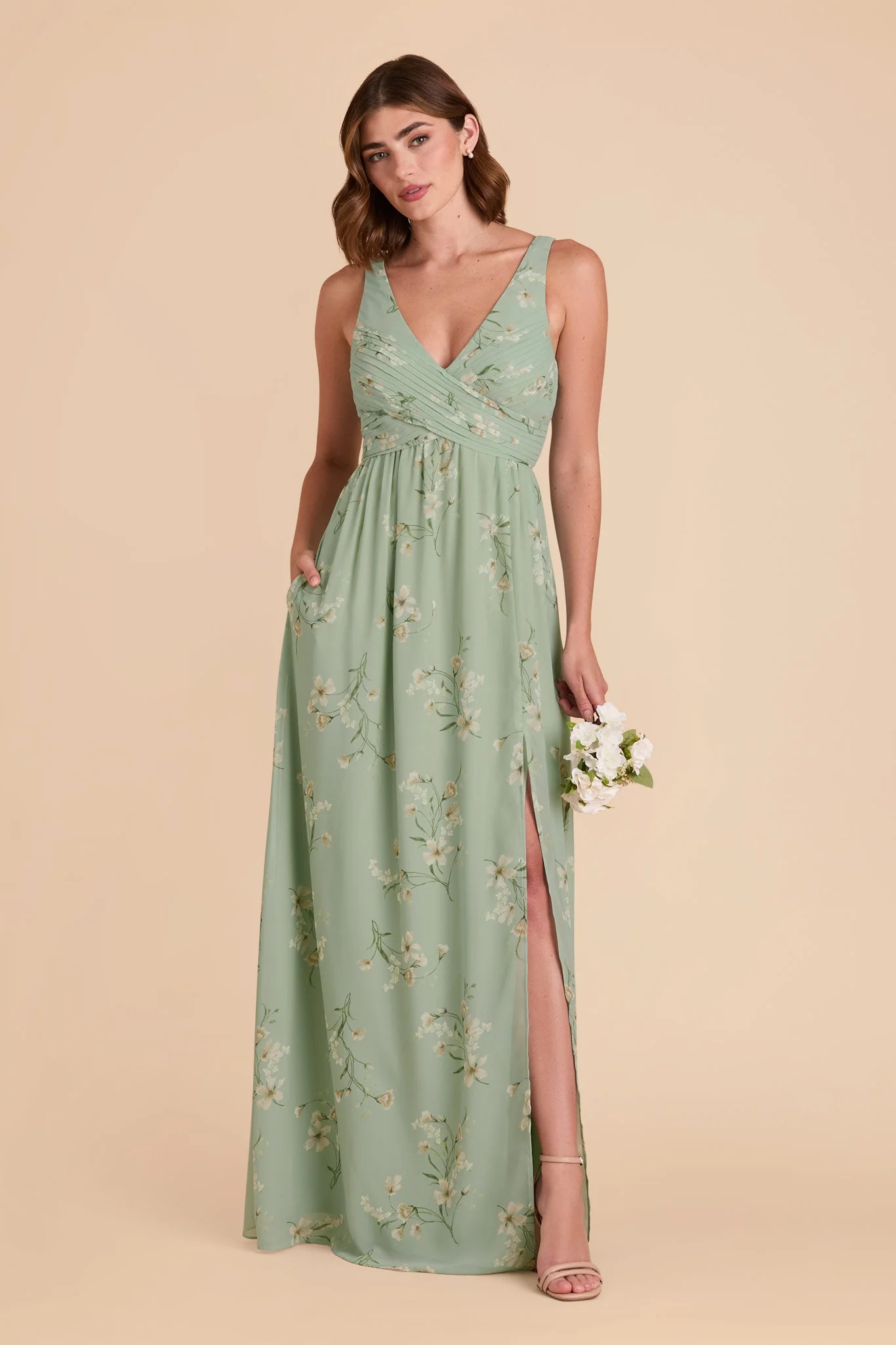Laurie Empire Dress - Sage Le Fleur - necksoother