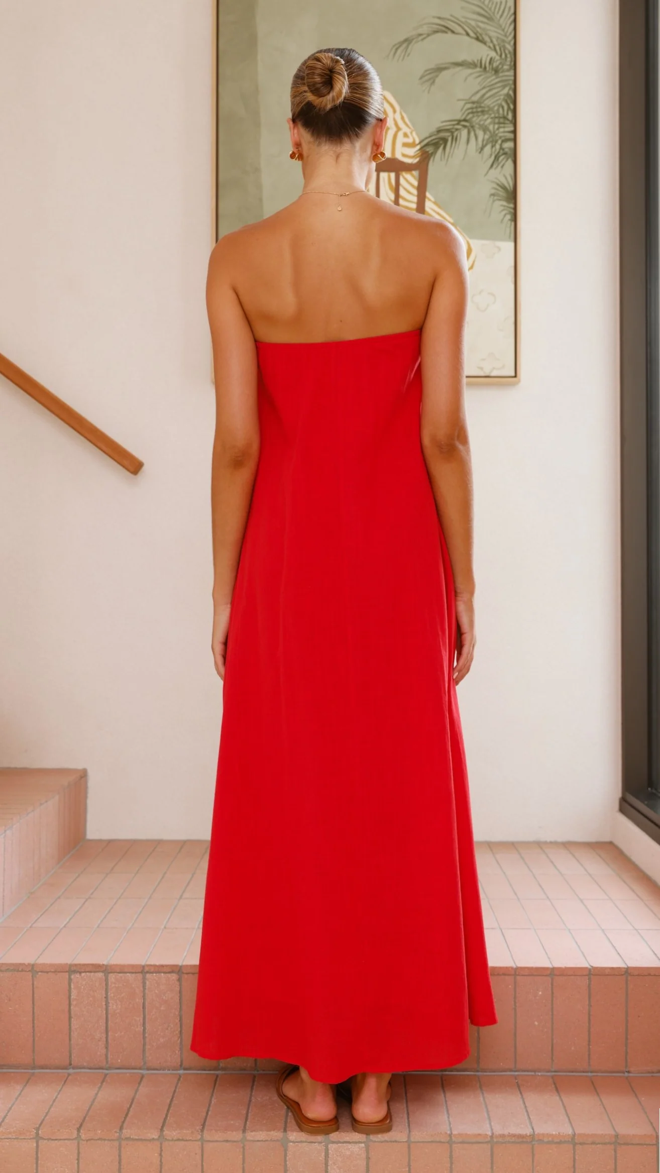 Connie Maxi Dress - Red - necksoother