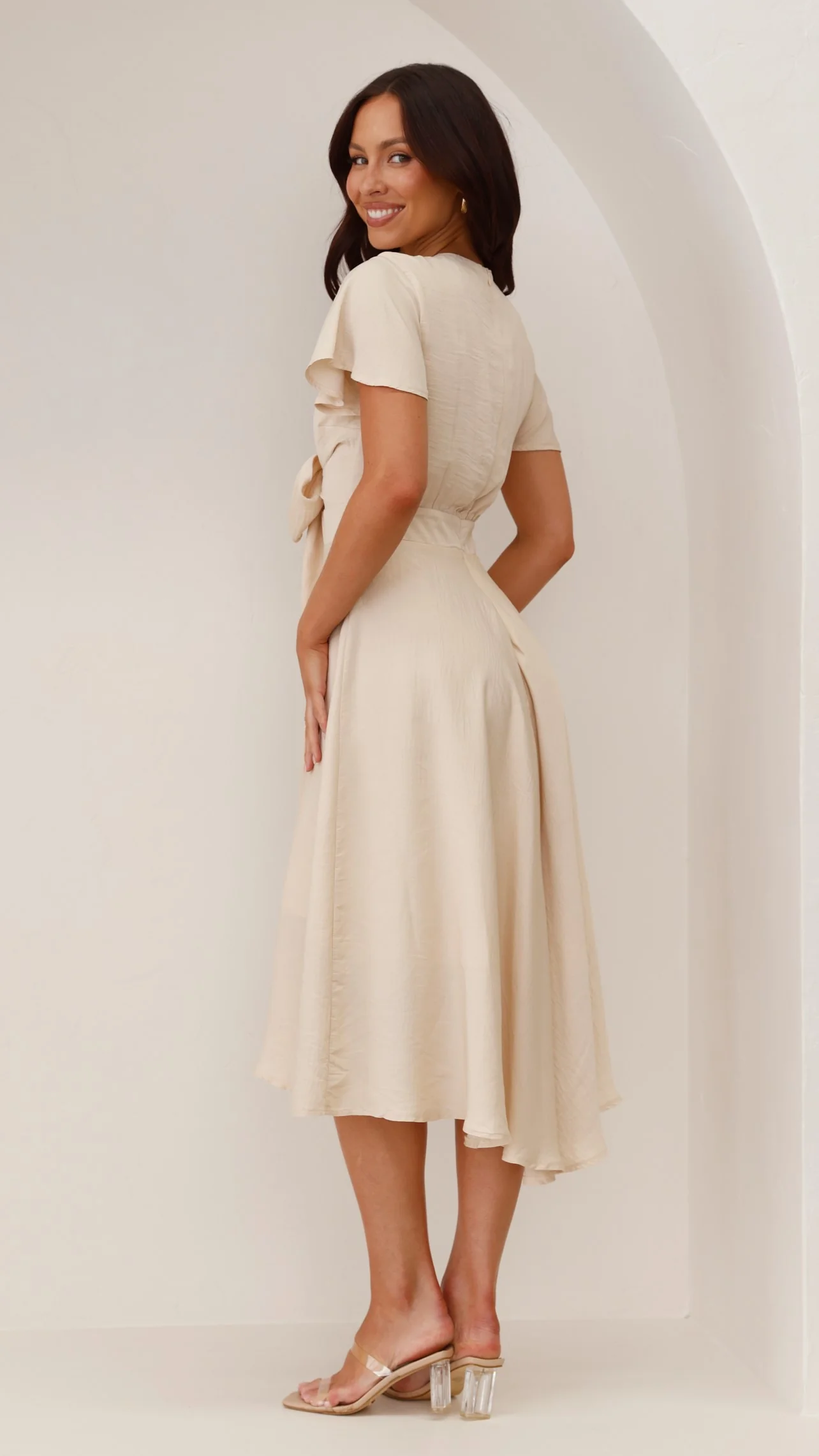 Sunny Daze Dress - Champagne - necksoother