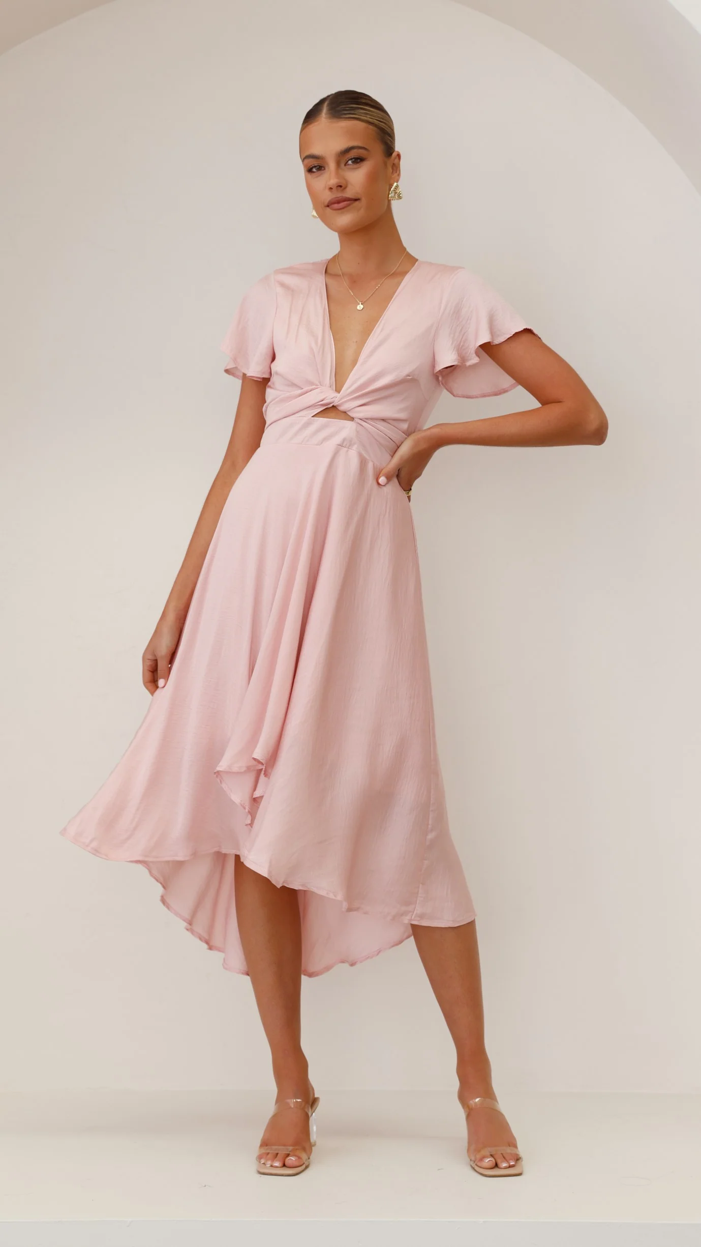Sunny Daze Dress - Soft Pink - necksoother